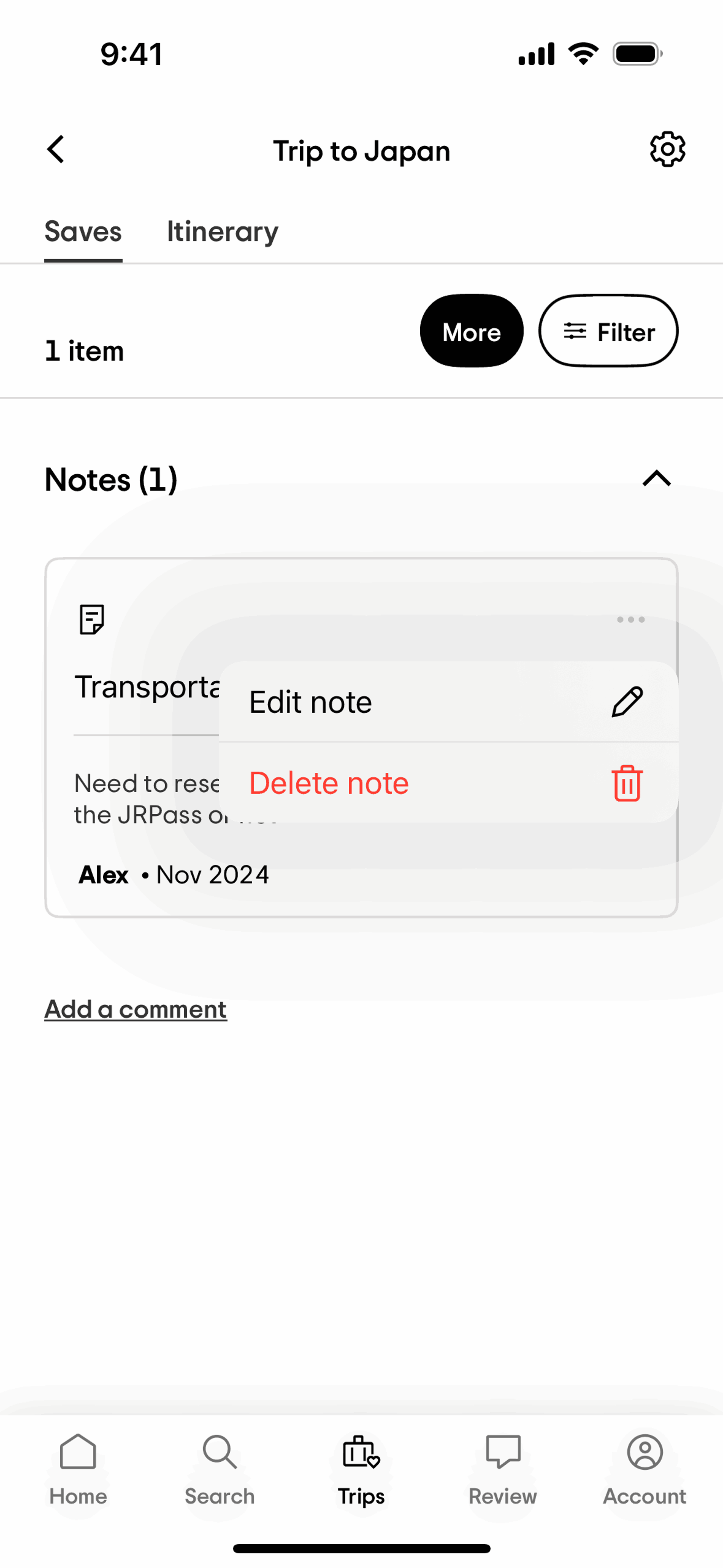 Tripadvisor iOS Travel & Transportation interface screenshot 7