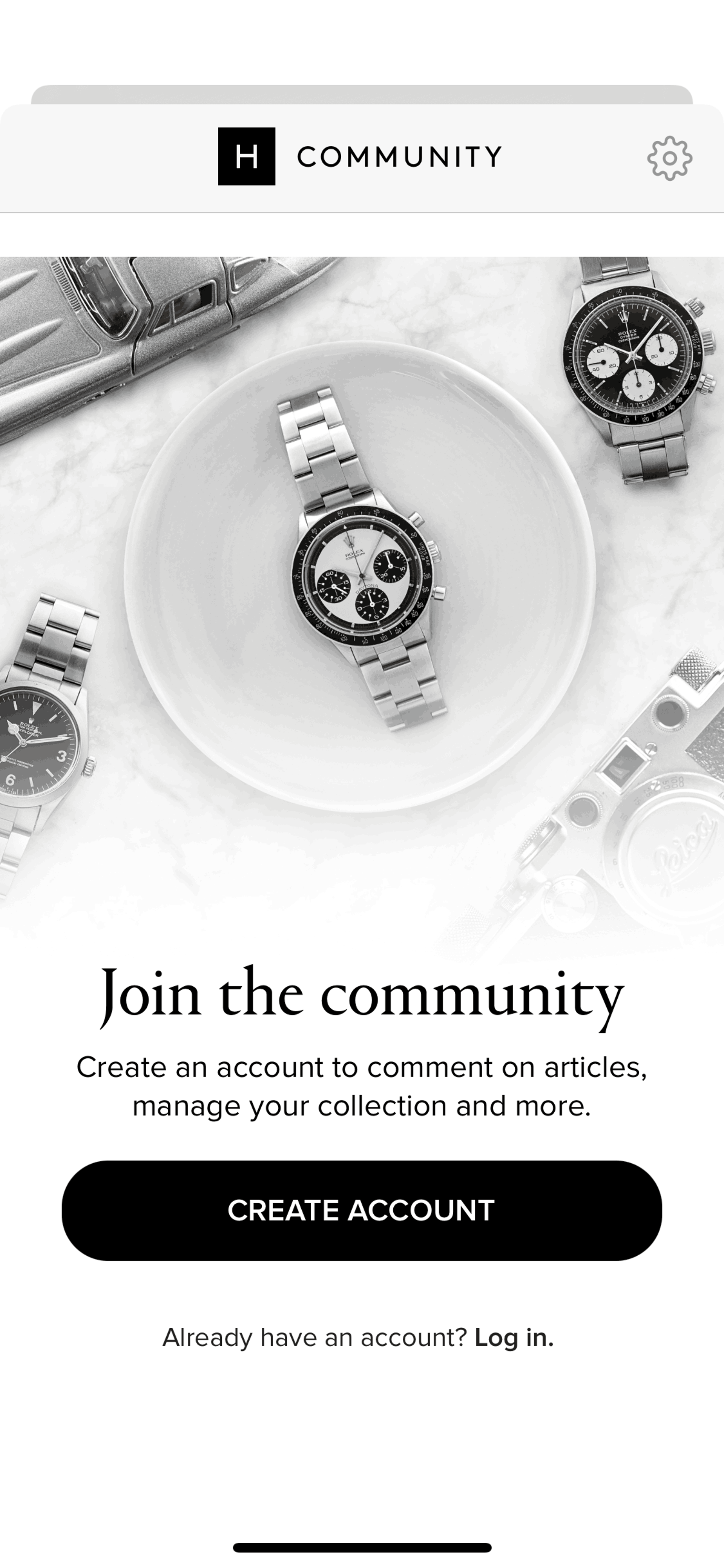 HODINKEE iOS Lifestyle interface screenshot 11
