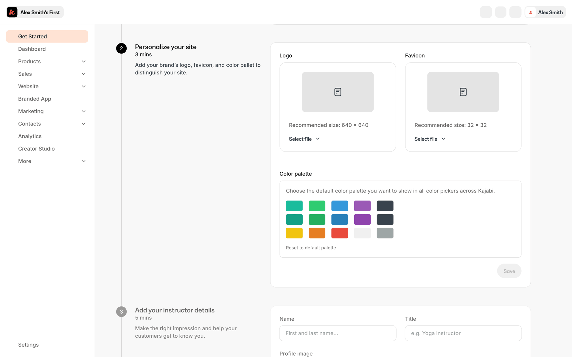 Kajabi Web Business interface screenshot 10