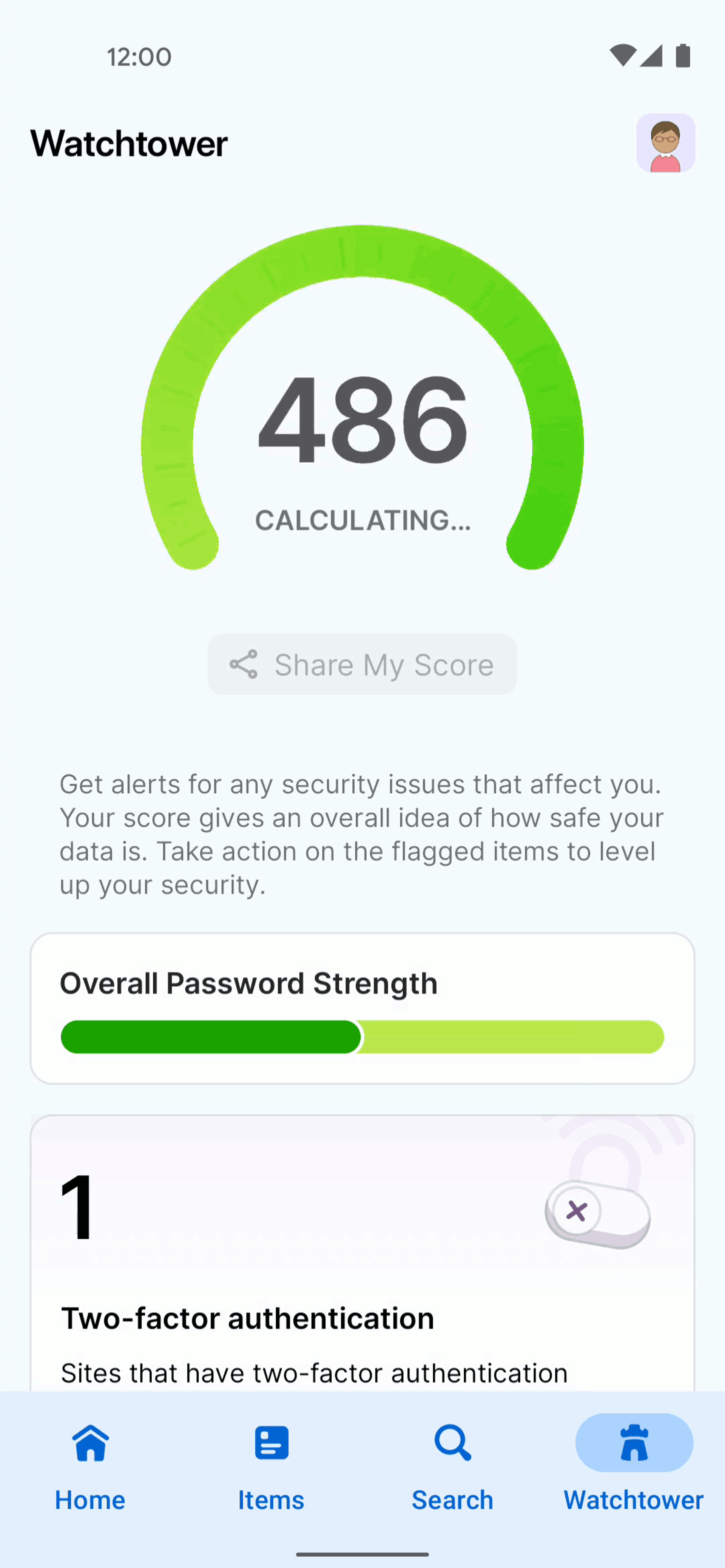 1Password Android Productivity interface screenshot 12