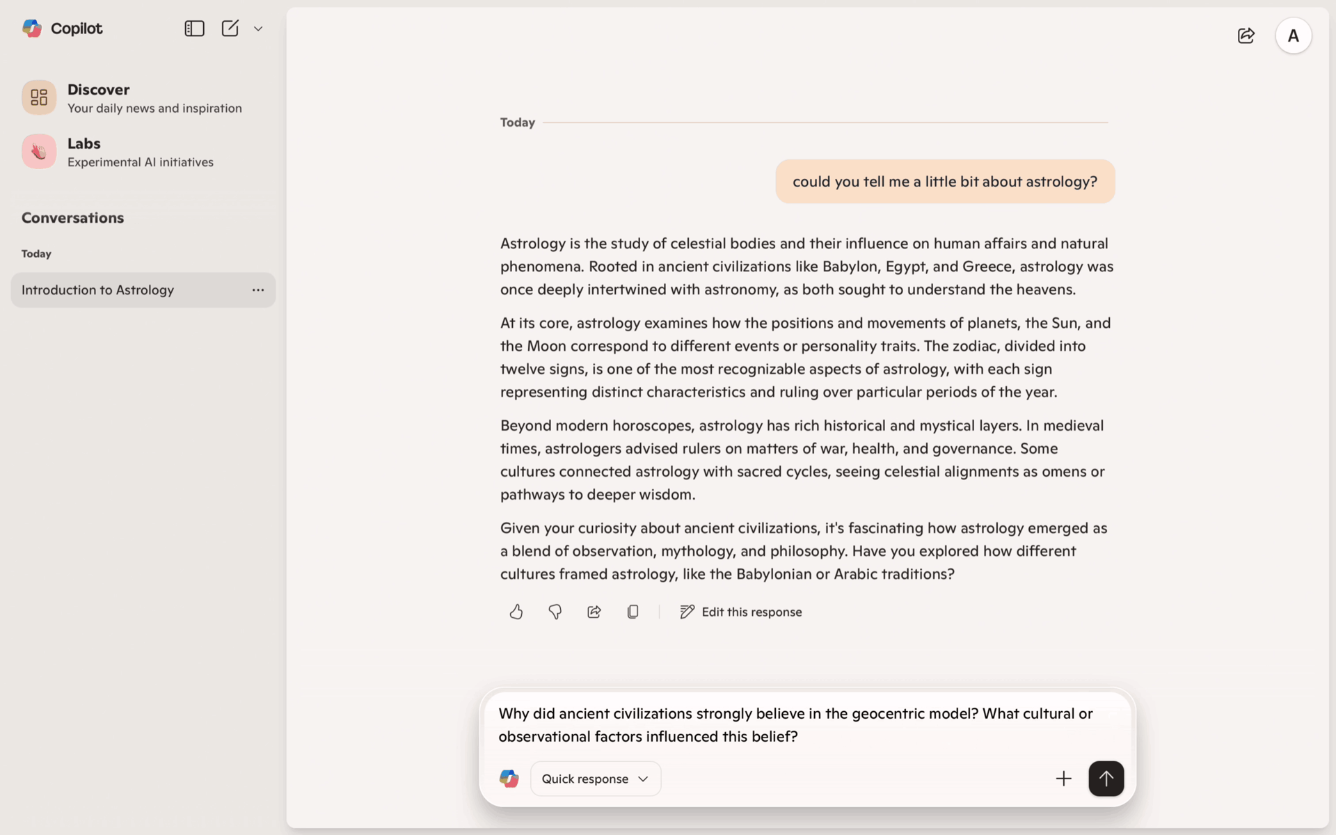 Microsoft Copilot Web AI interface screenshot 22