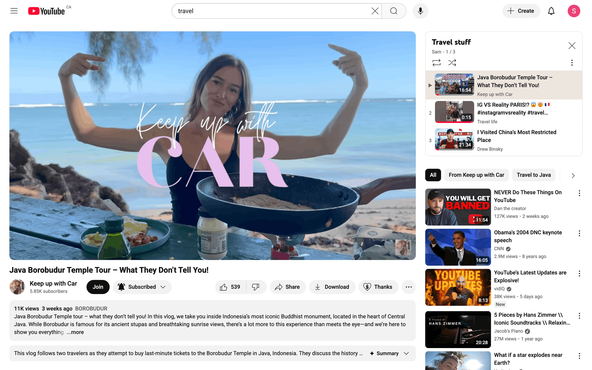 YouTube Web Photo & Video interface screenshot 17