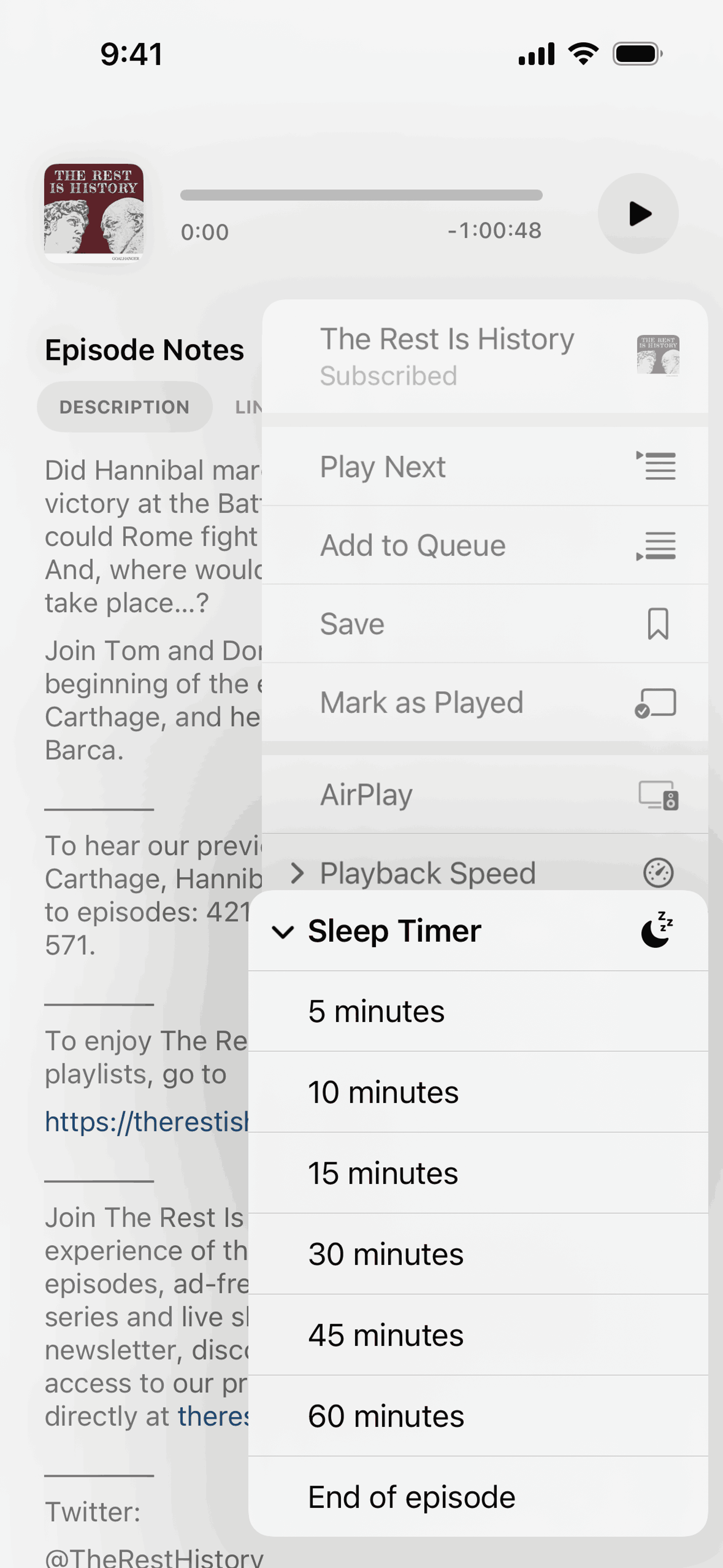 Neuecast iOS News interface screenshot 19