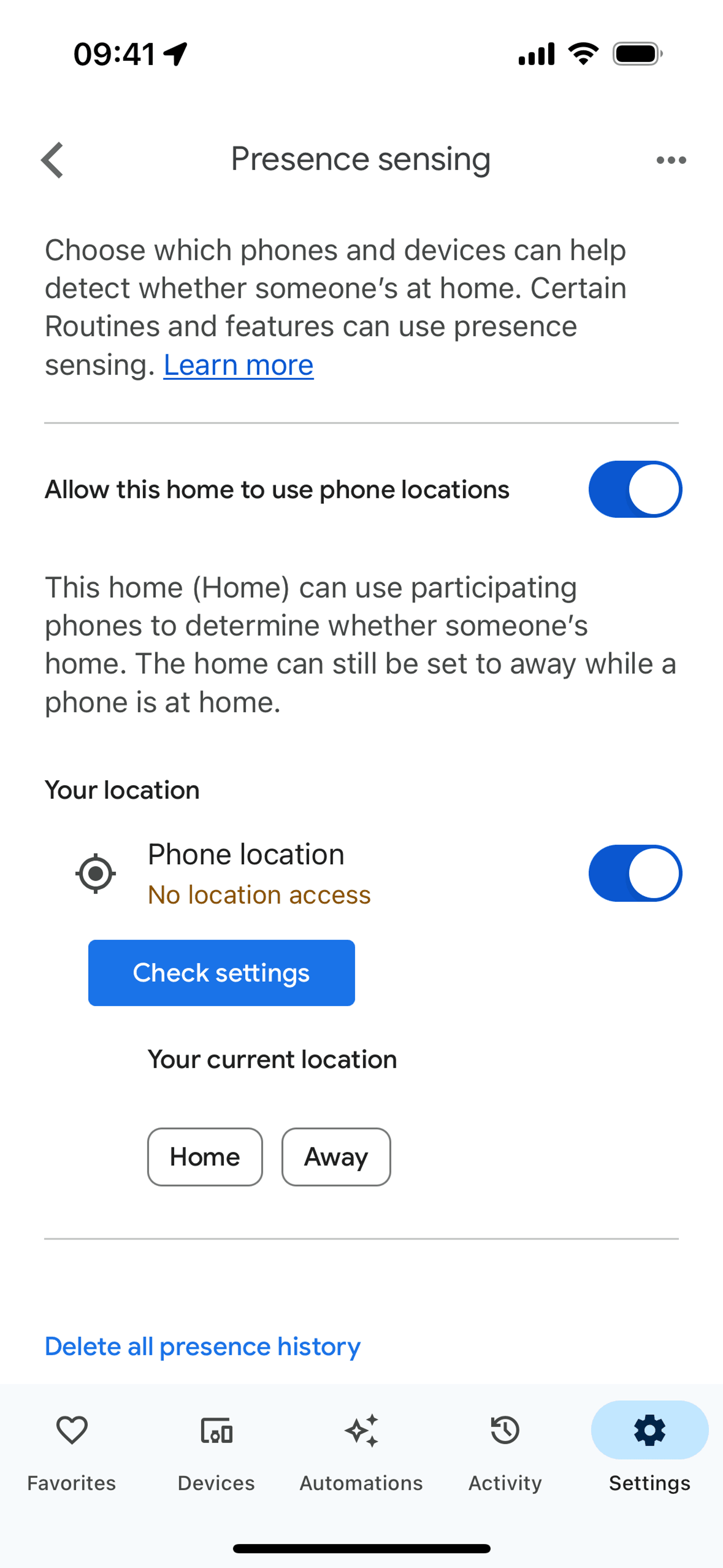 Google Home iOS AI interface screenshot 12