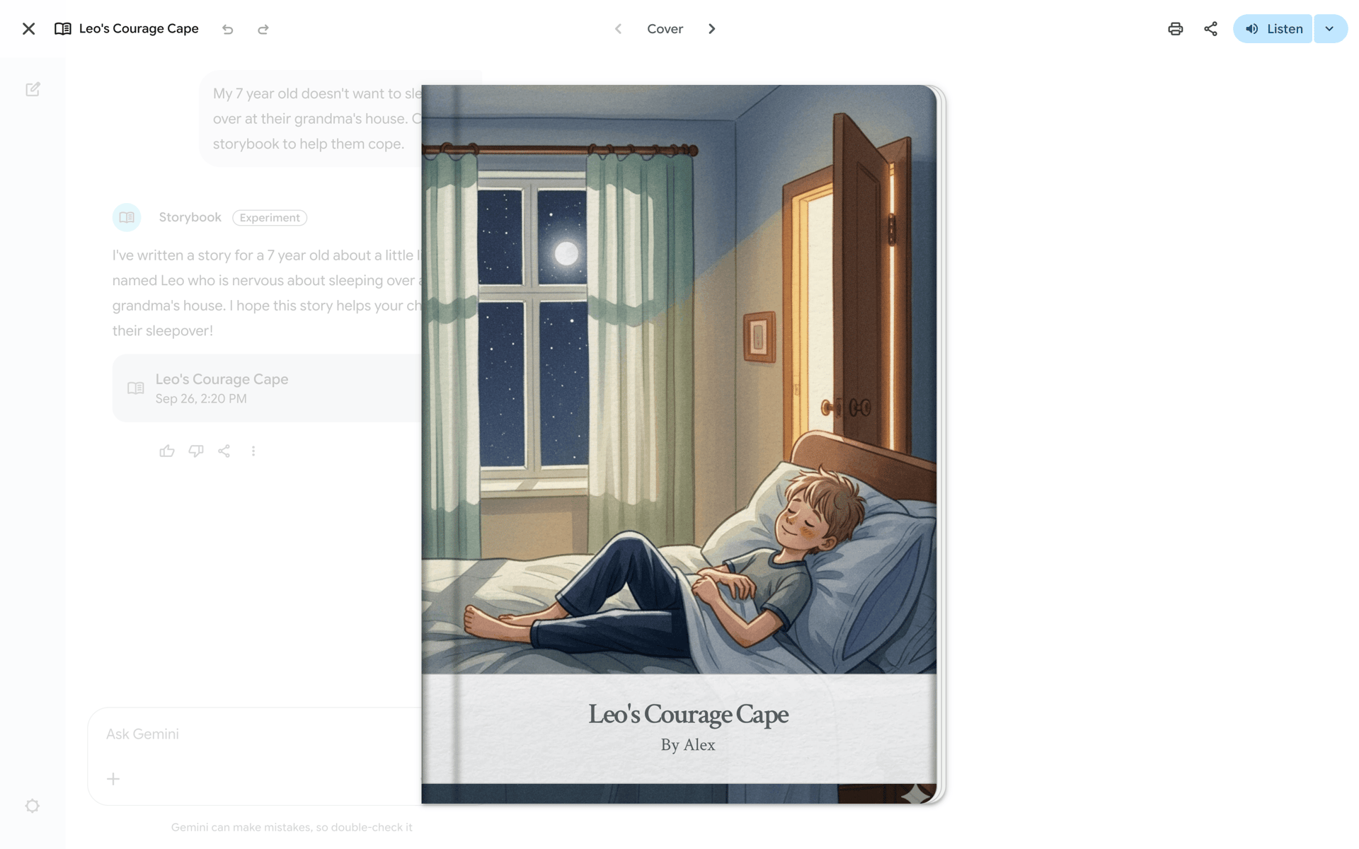 Google Gemini Web AI interface screenshot 24