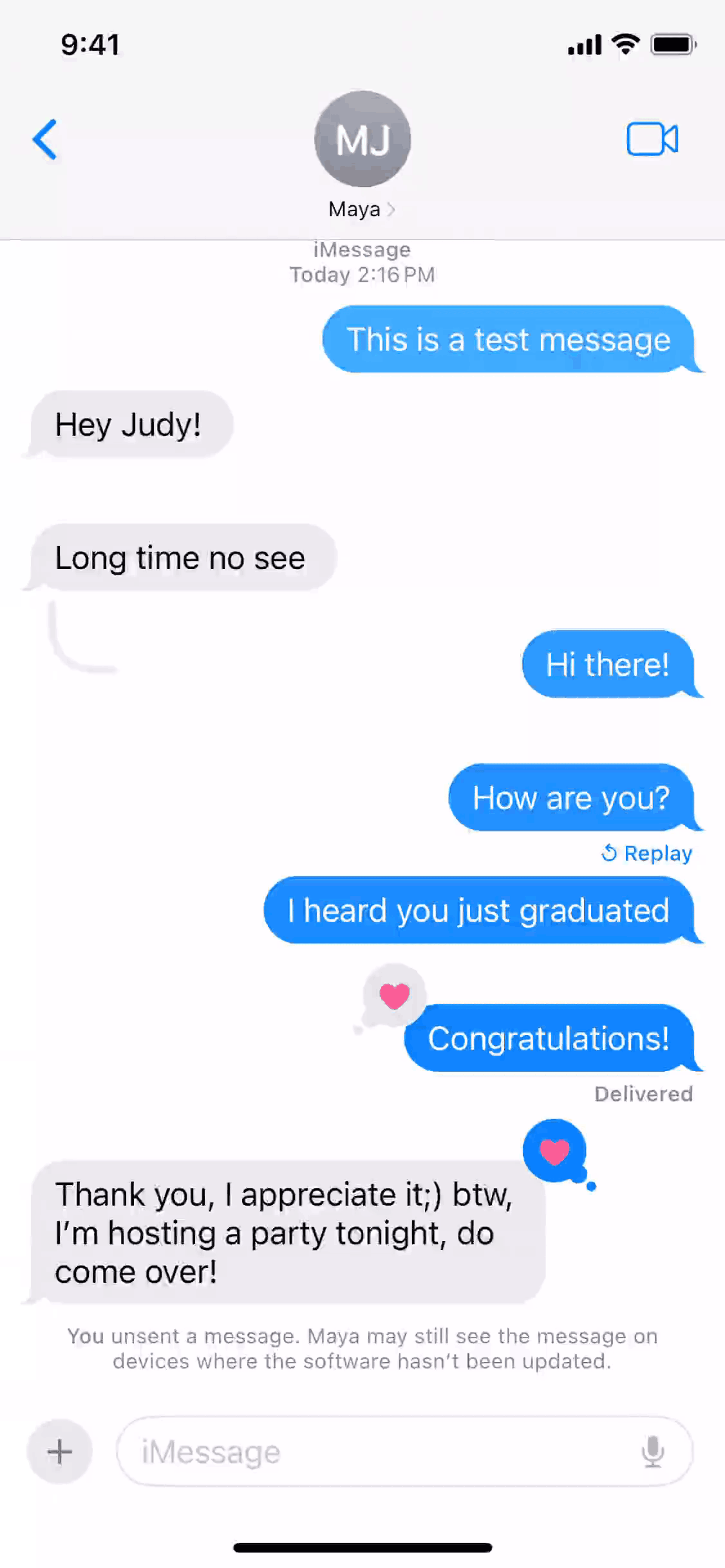 Messages iOS Social Networking interface screenshot 21