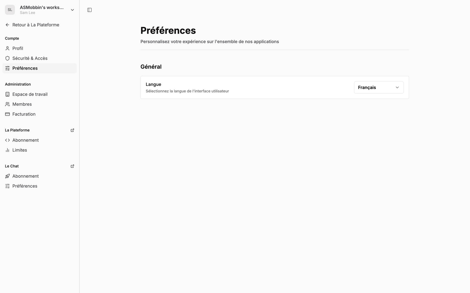 Mistral AI Web AI interface screenshot 19