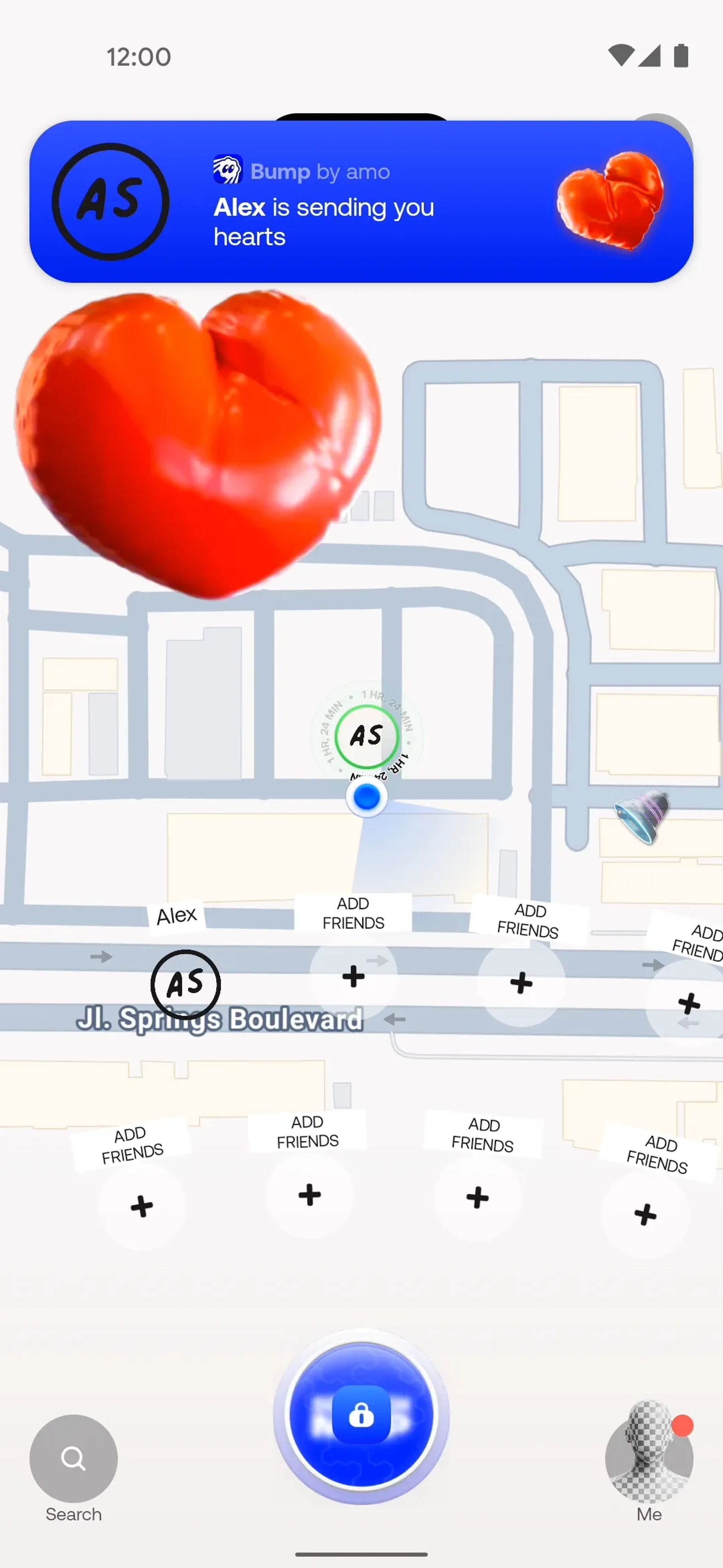 Bump Android Social Networking interface screenshot 7