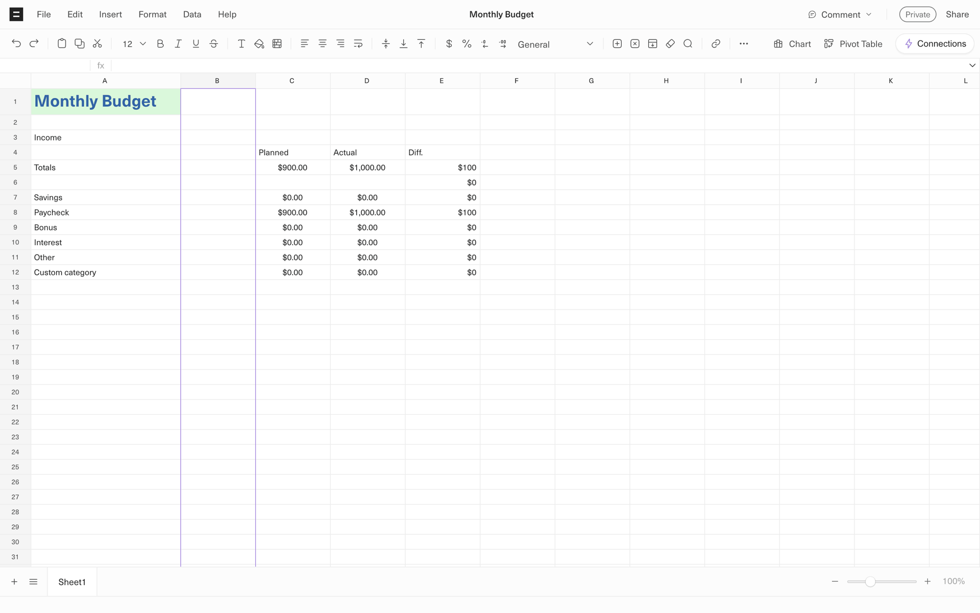 Equals Web Business interface screenshot 8