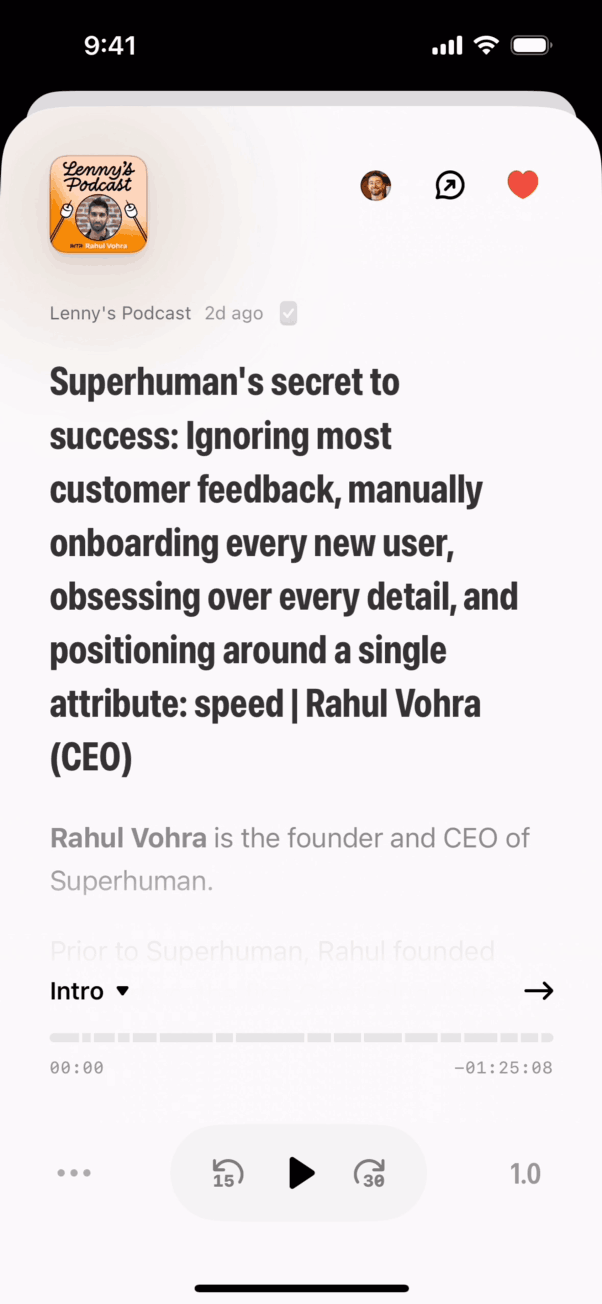 Queue iOS News interface screenshot 11