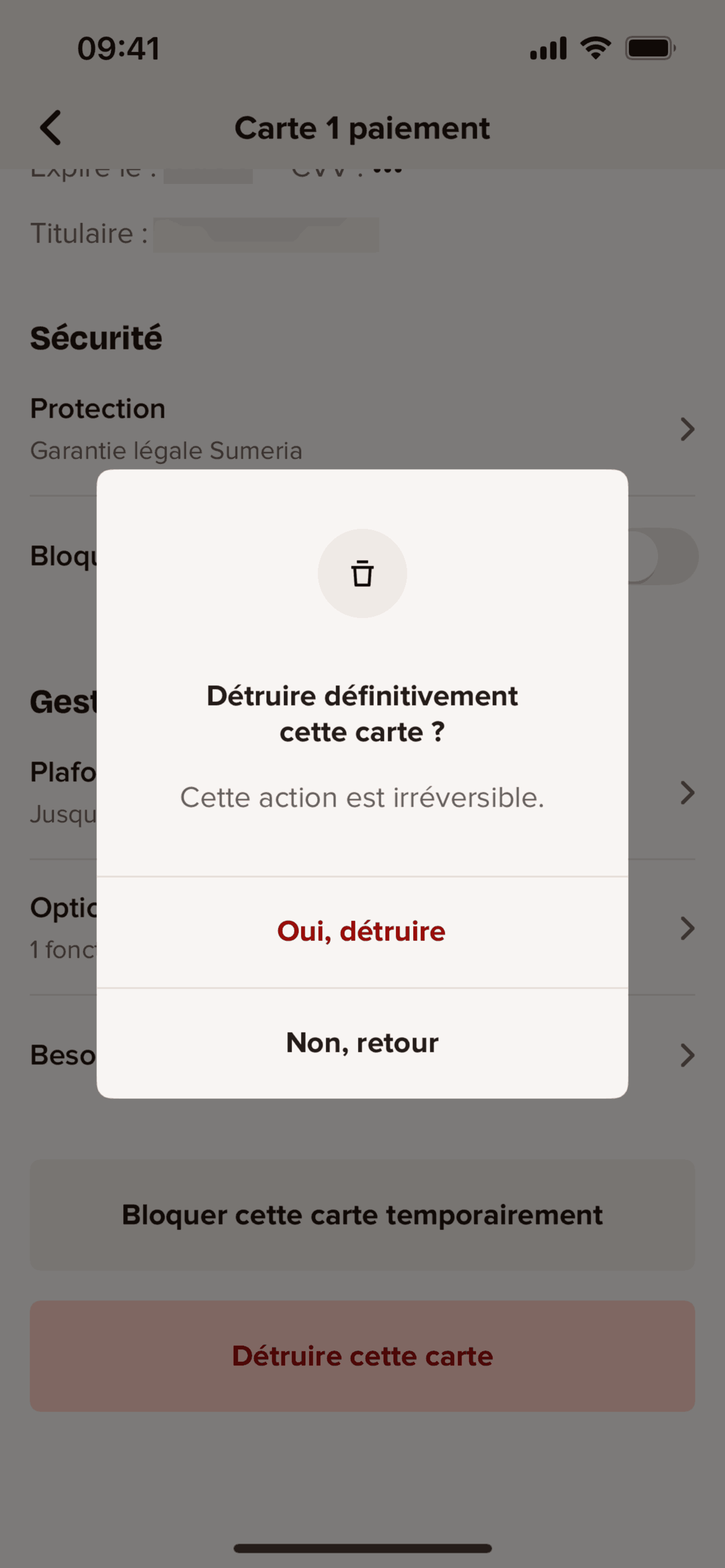 Sumeria iOS Finance interface screenshot 21