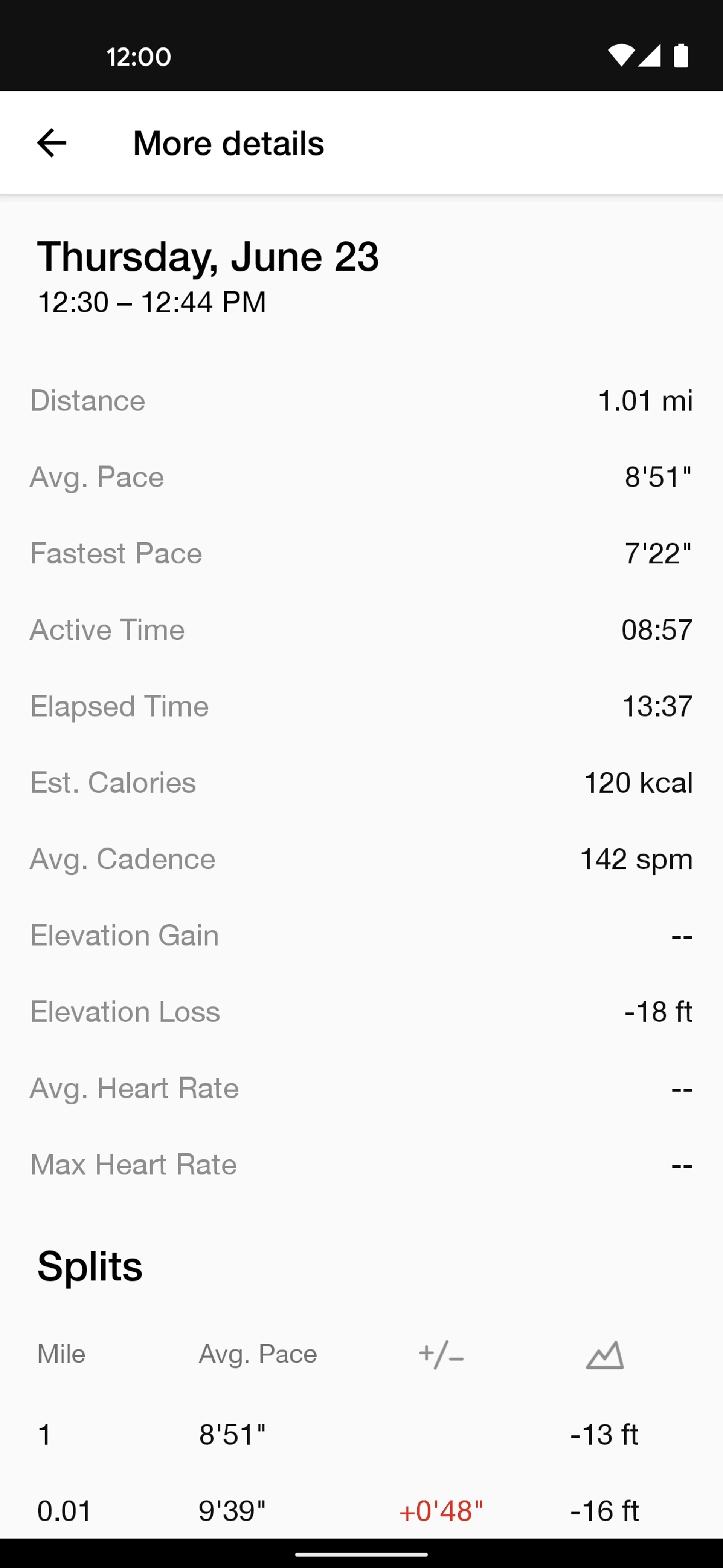 Nike Run Club Android Health & Fitness interface screenshot 3