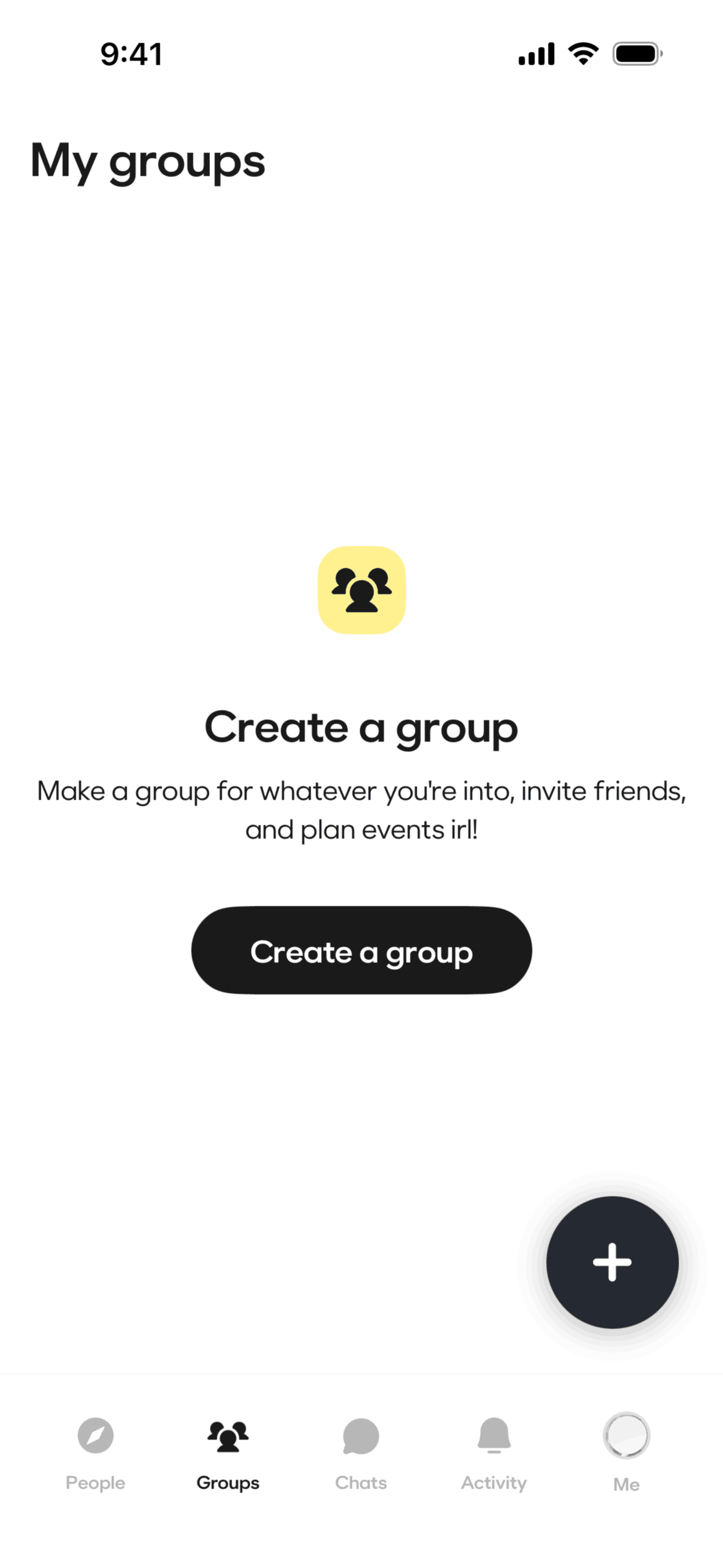BFF iOS Social Networking interface screenshot 3