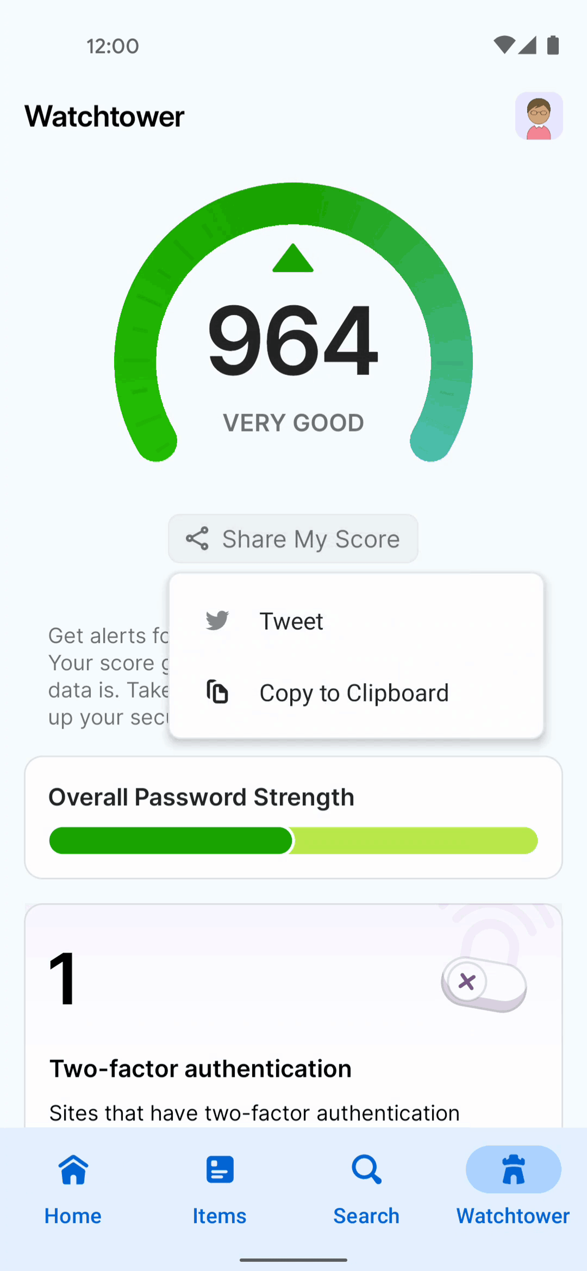 1Password Android Productivity interface screenshot 13