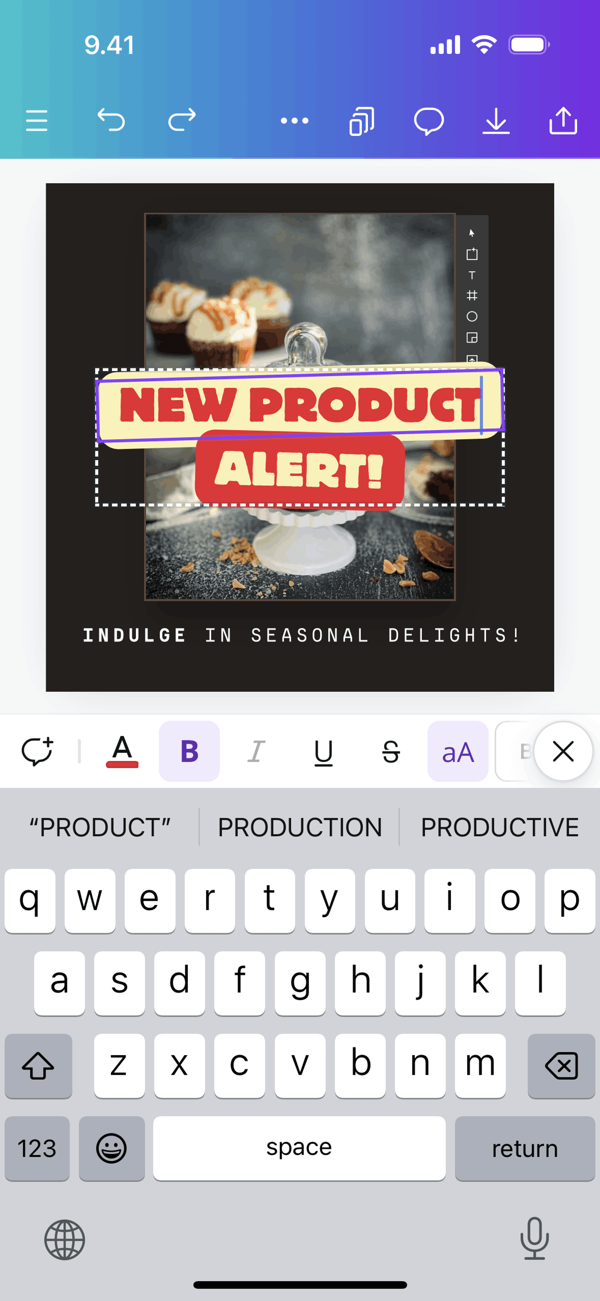 Canva iOS Photo & Video interface screenshot 5