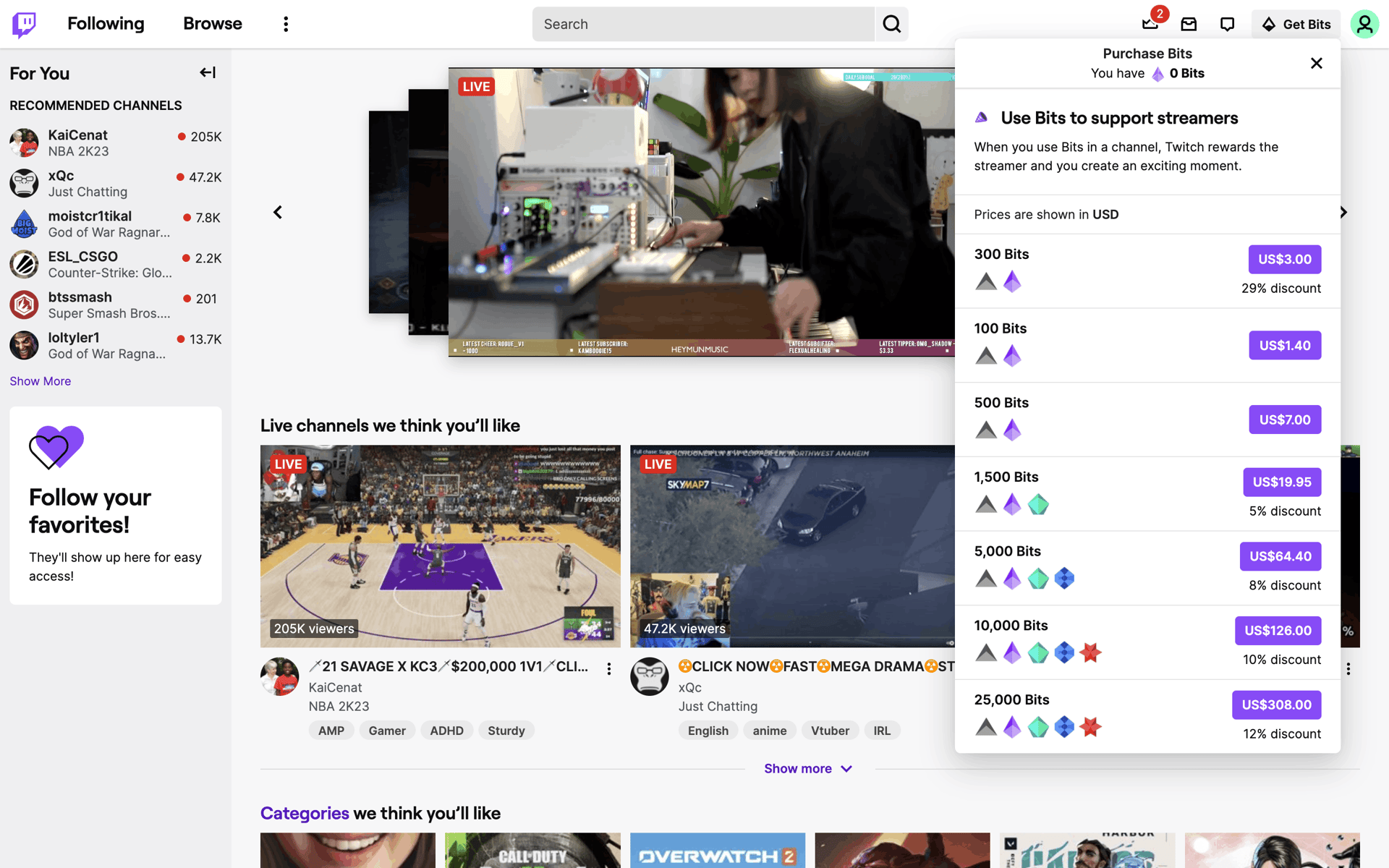 Twitch Web Photo & Video interface screenshot 21