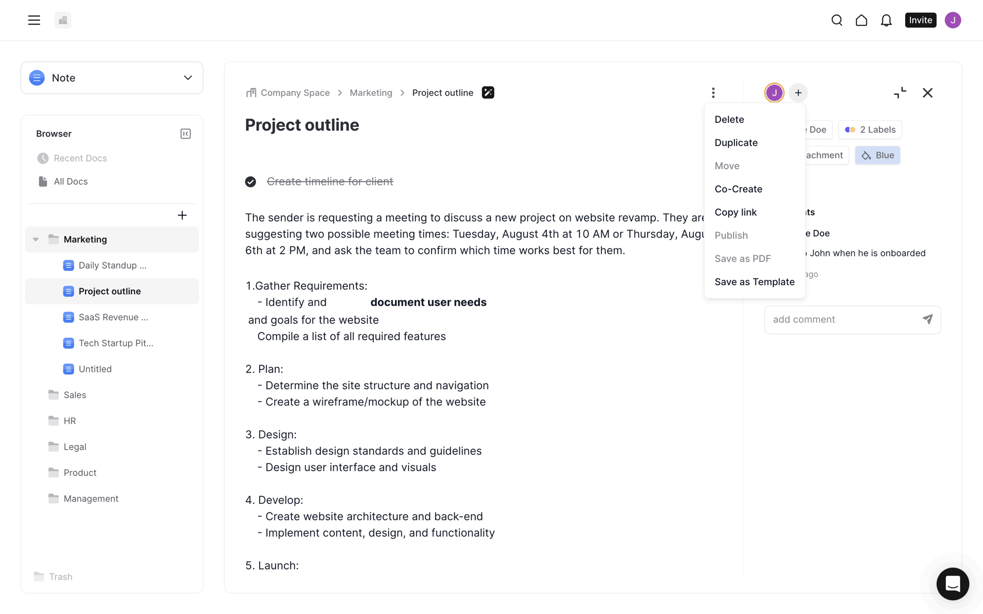 Frame Web AI interface screenshot 20