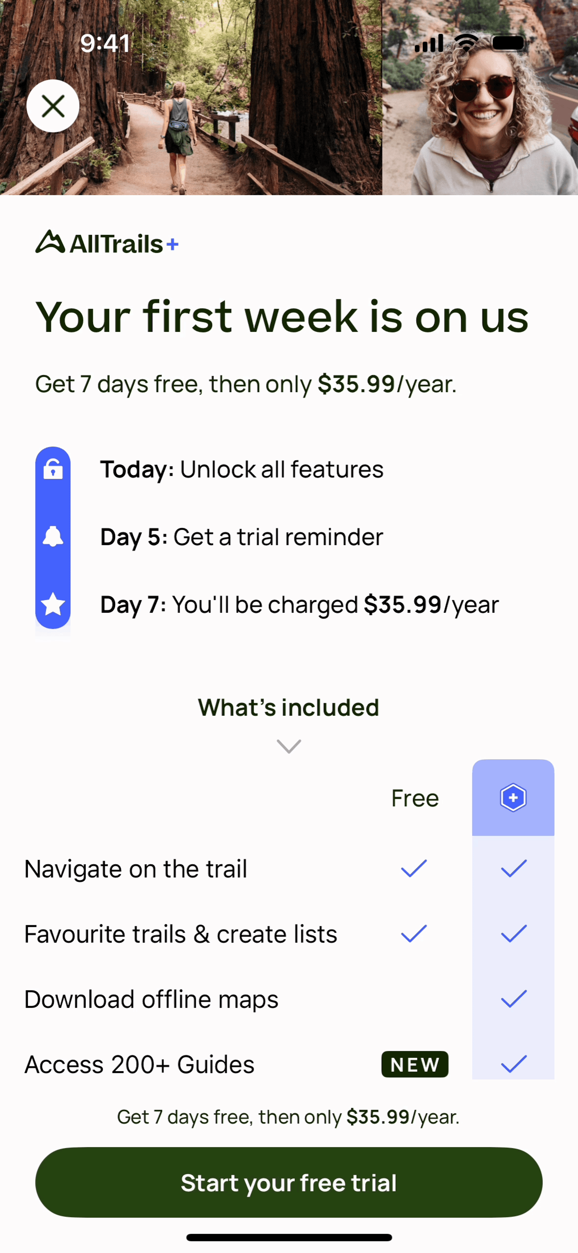 AllTrails iOS Health & Fitness interface screenshot 13