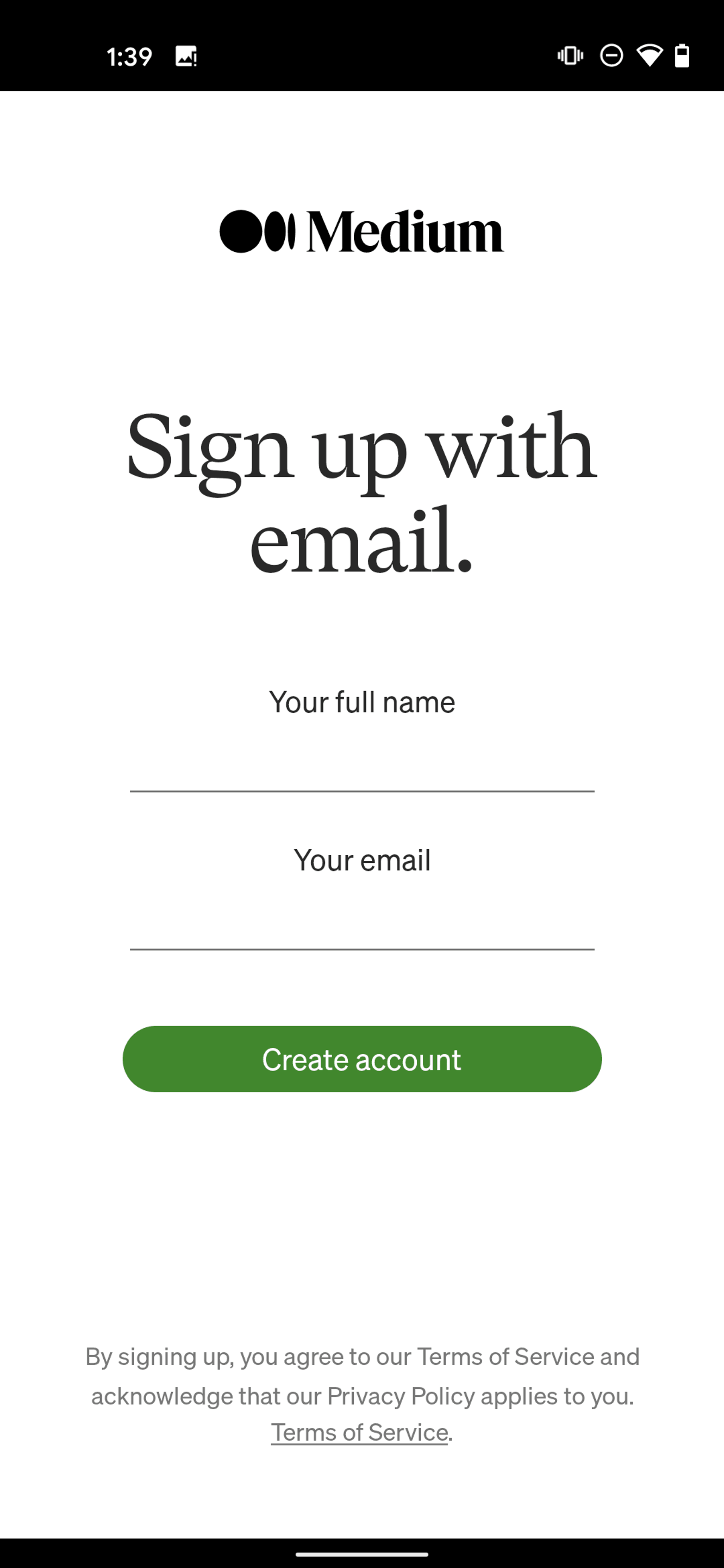 Medium Android News interface screenshot 4