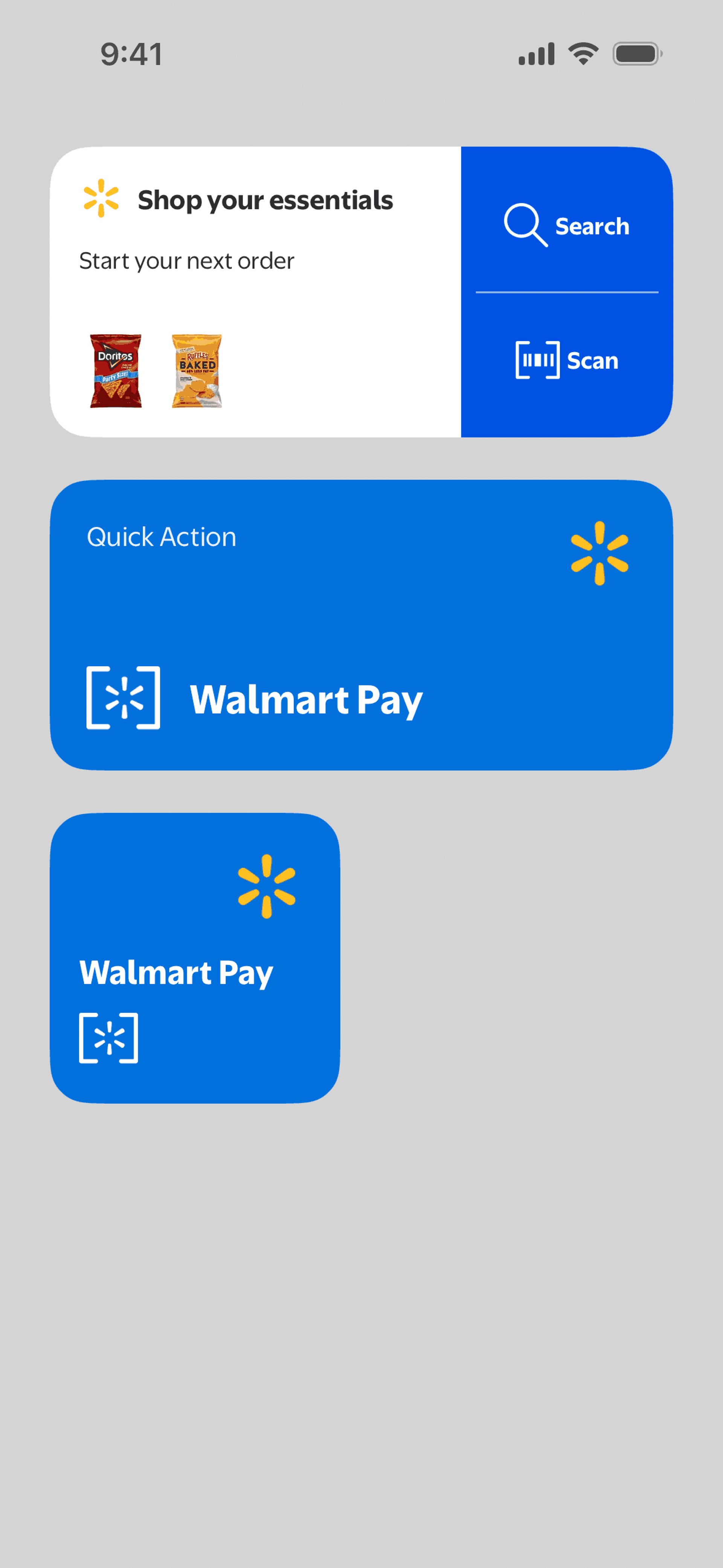 Walmart iOS Shopping interface screenshot 3