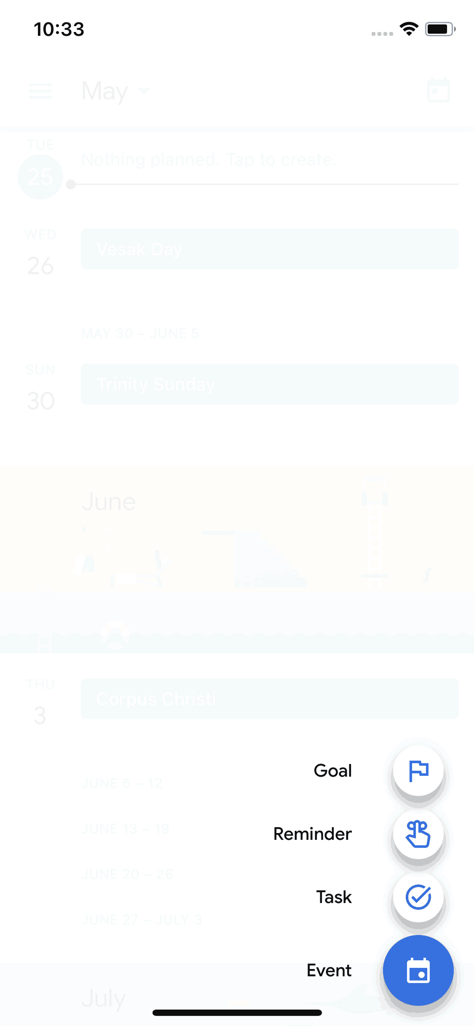 Google Calendar iOS Productivity interface screenshot 13