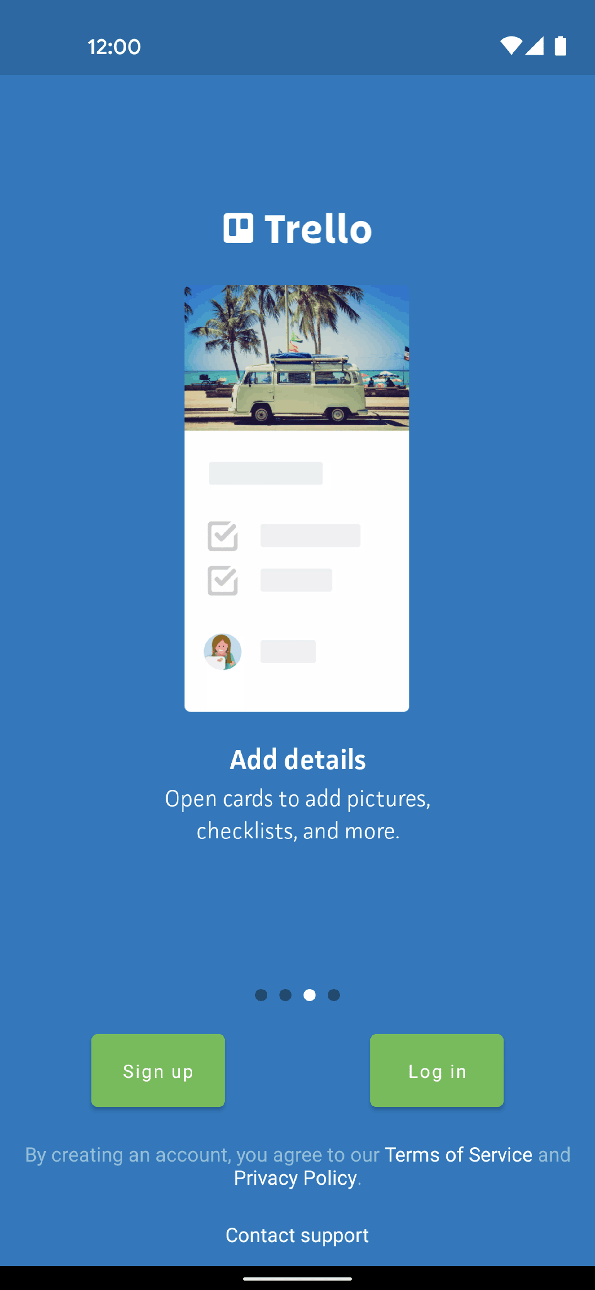 Trello Android Business interface screenshot 2