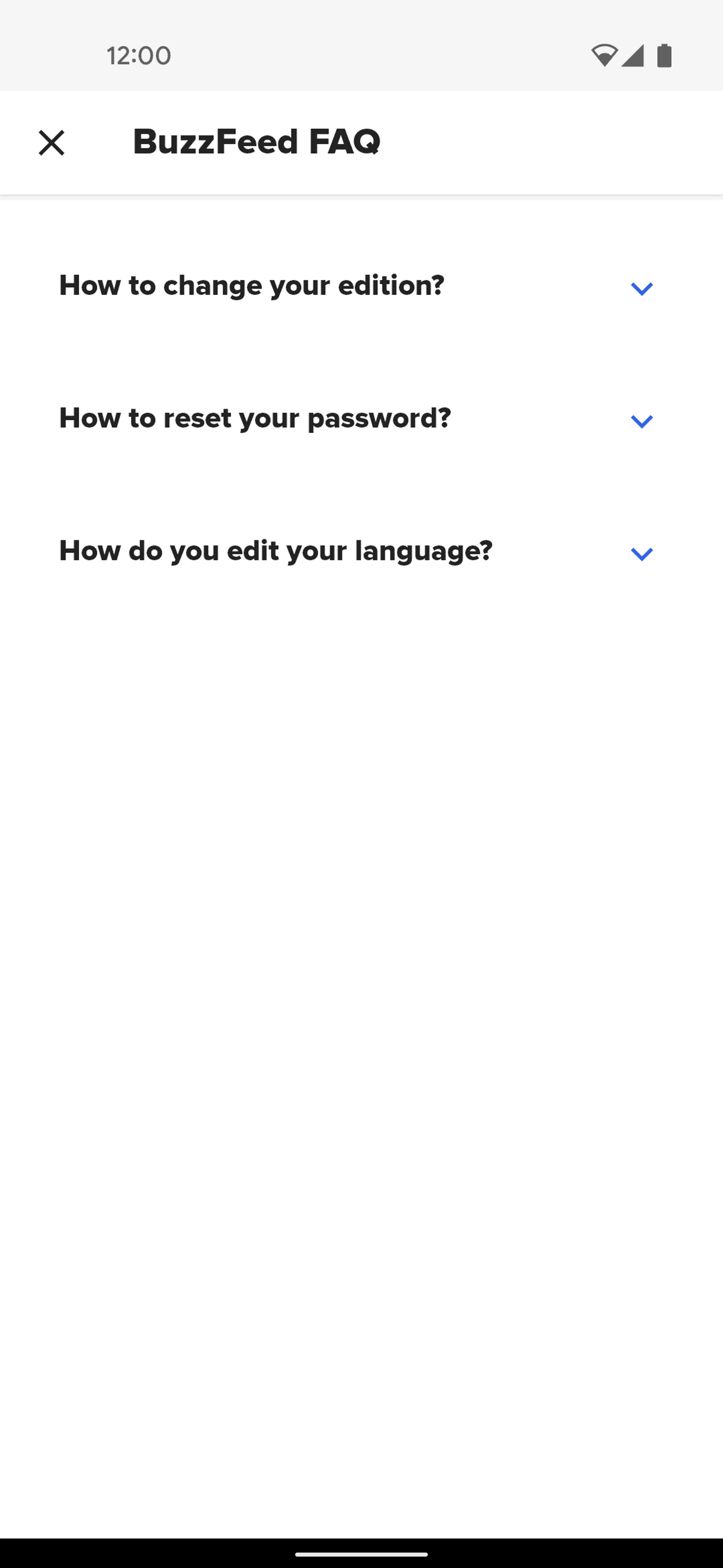 BuzzFeed Android Entertainment interface screenshot 2