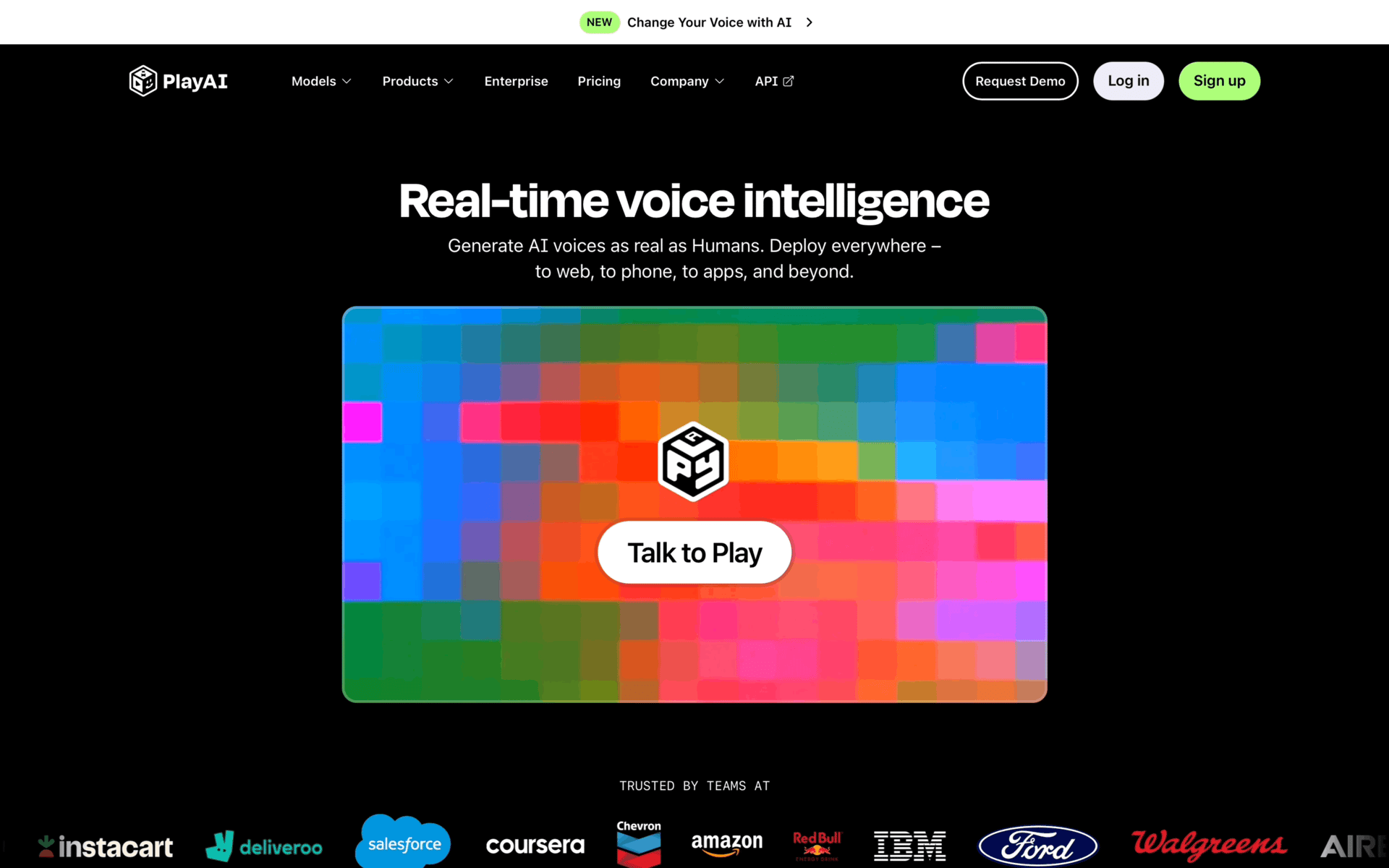 PlayAI Web AI interface screenshot 3