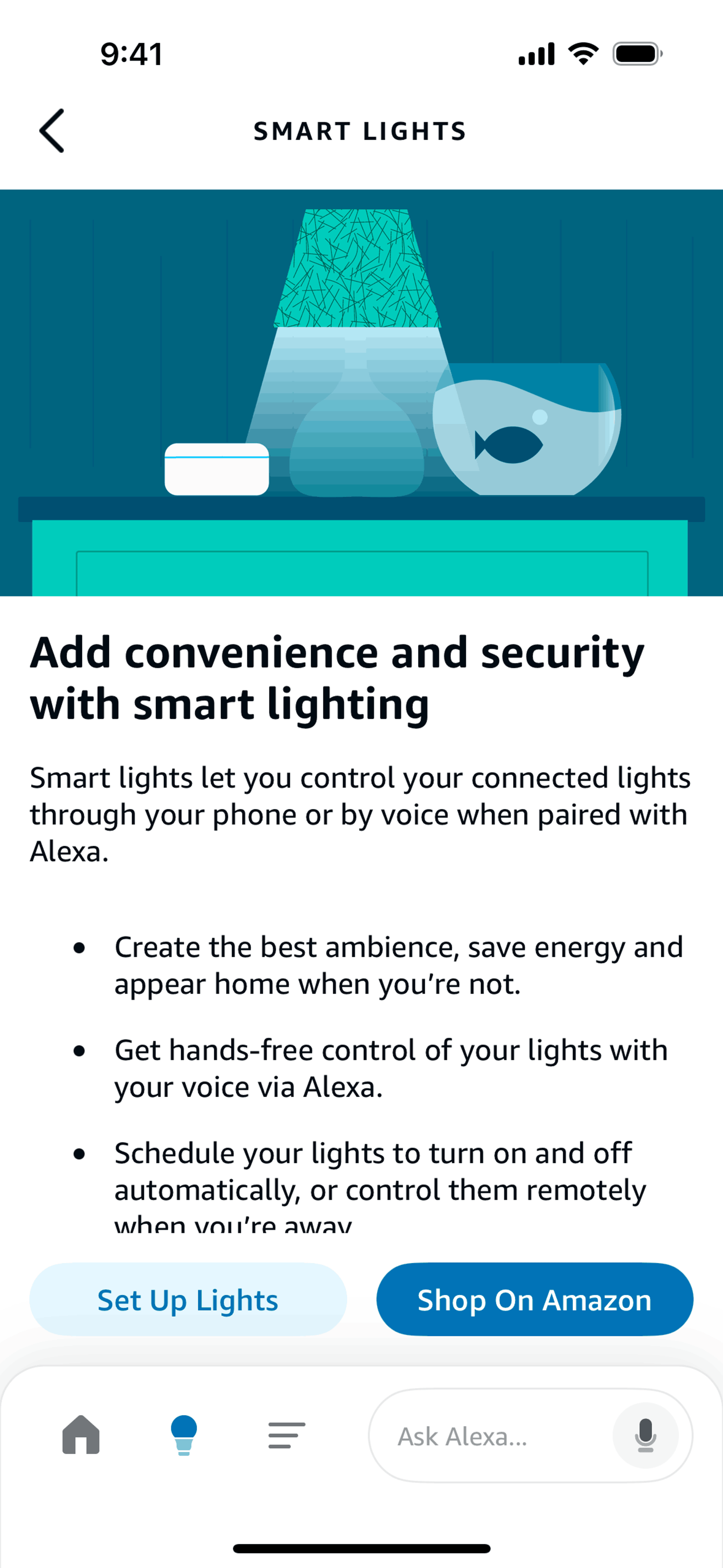 Amazon Alexa iOS Lifestyle interface screenshot 7
