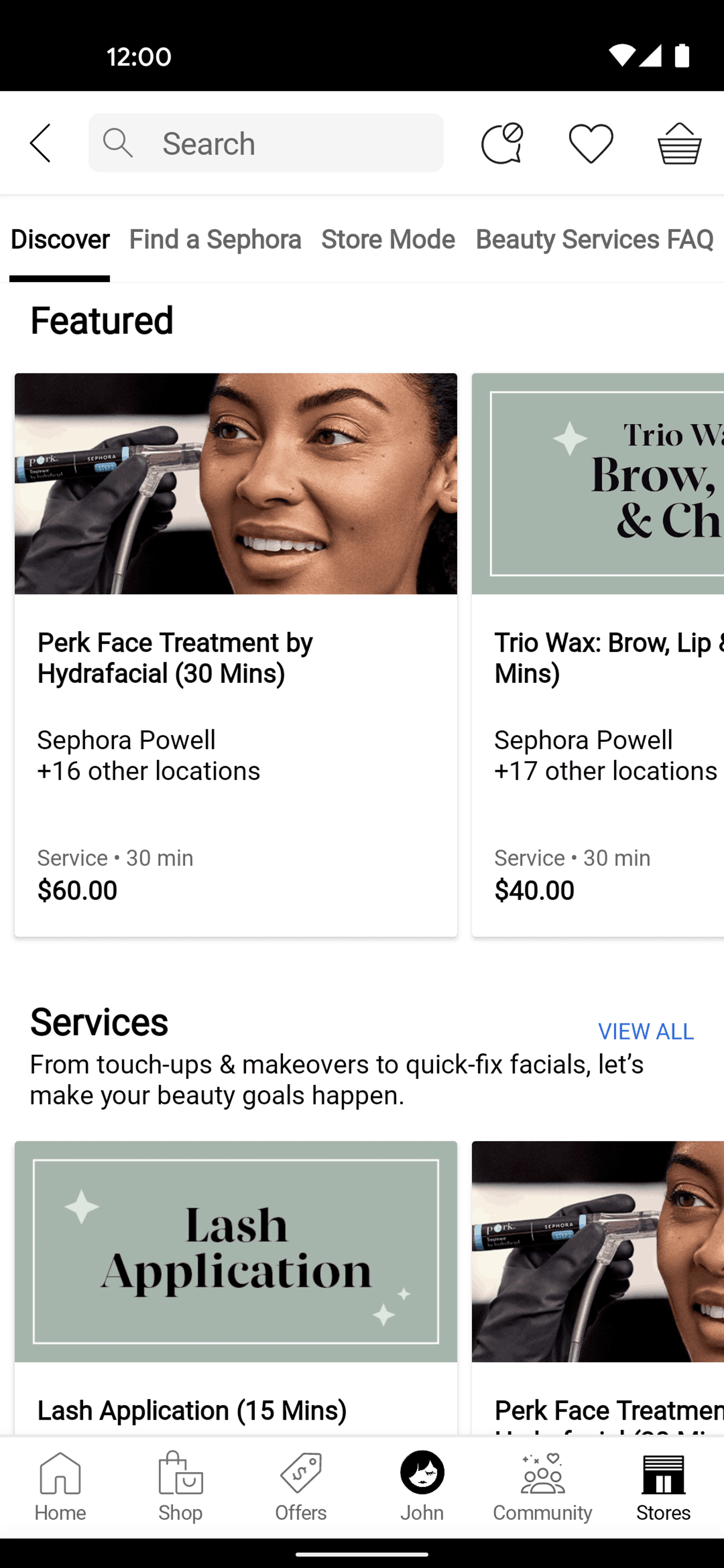 Sephora Android Shopping interface screenshot 15