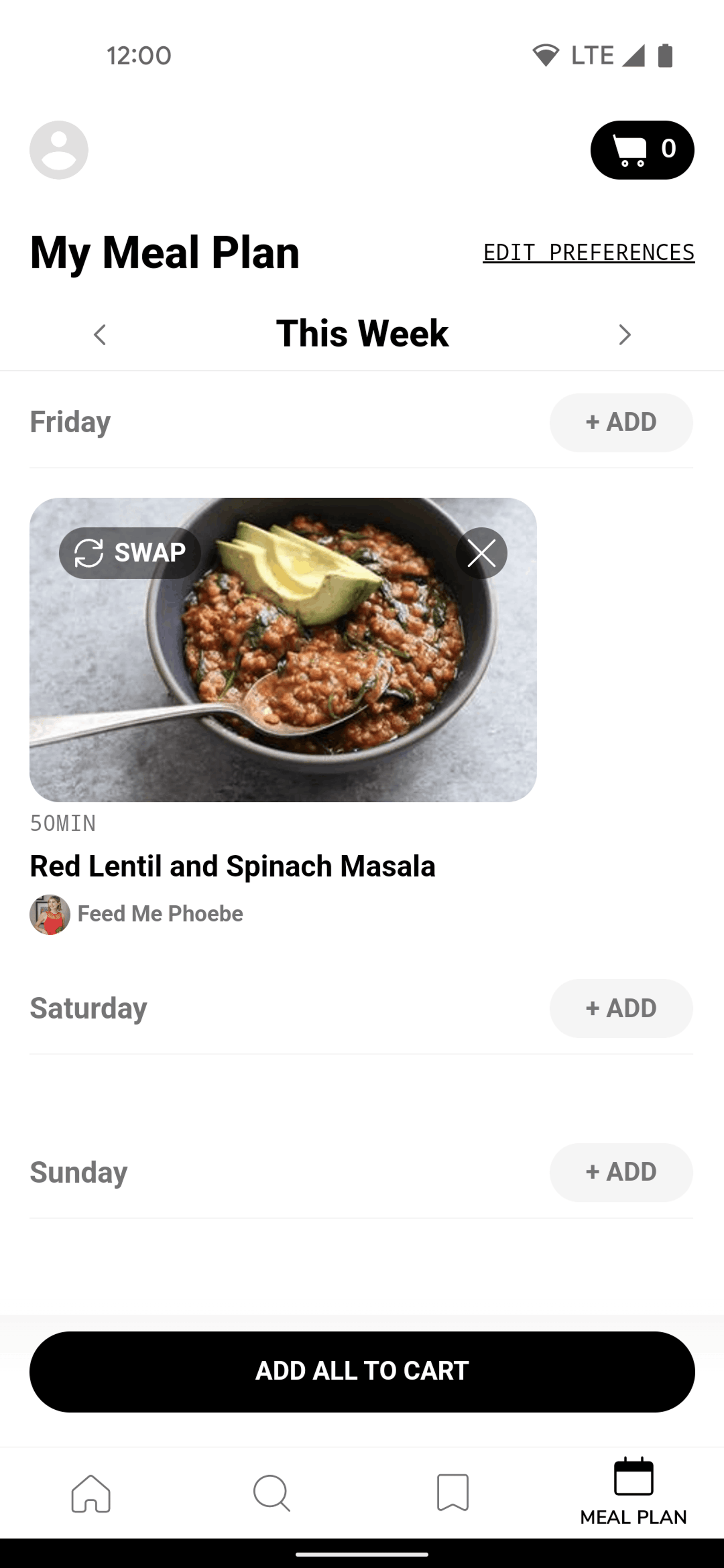 SideChef Android Food & Drink interface screenshot 16