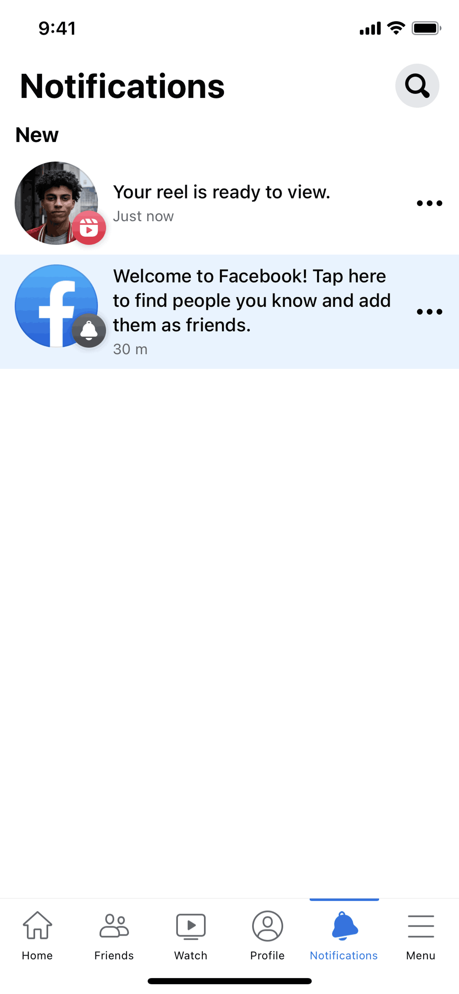 Facebook iOS Social Networking interface screenshot 4