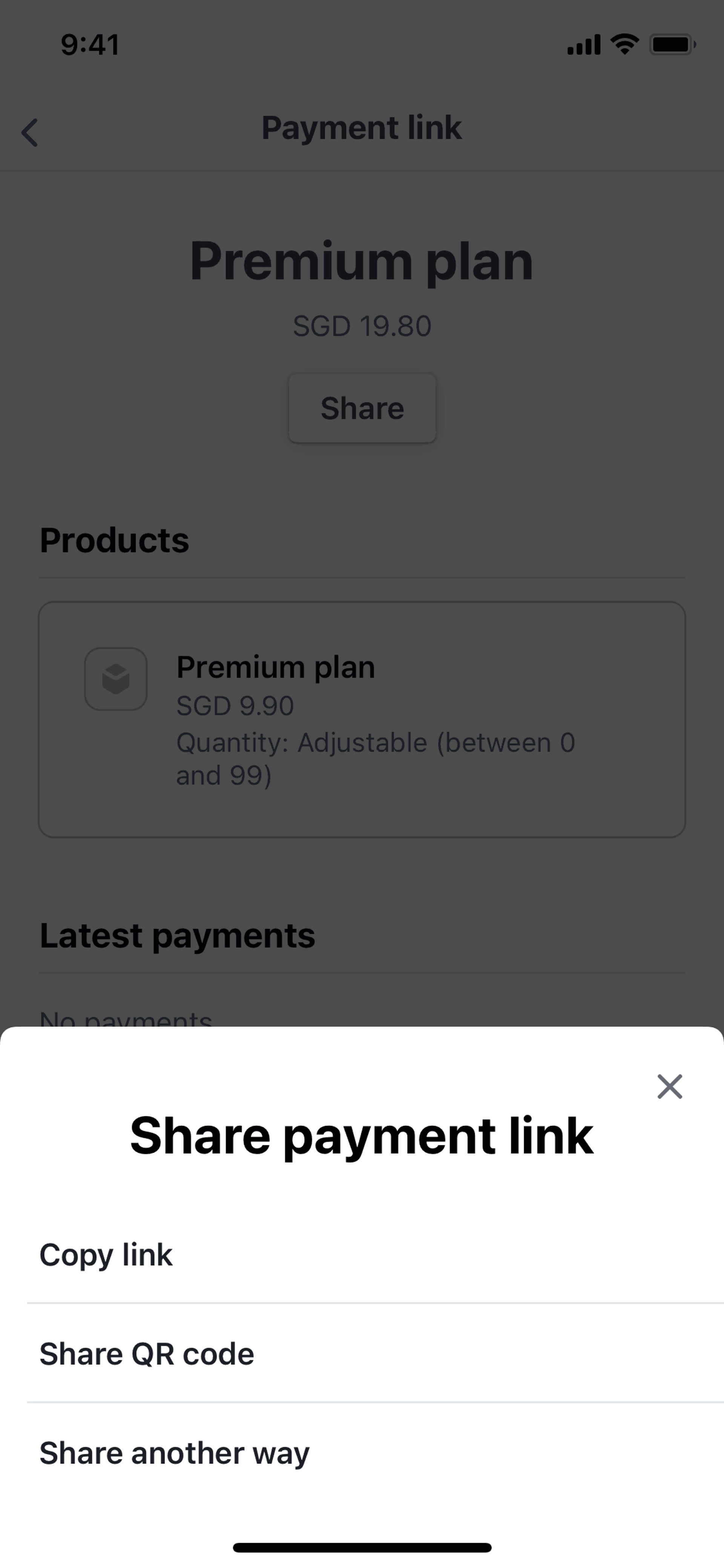 Stripe Dashboard iOS Finance interface screenshot 12