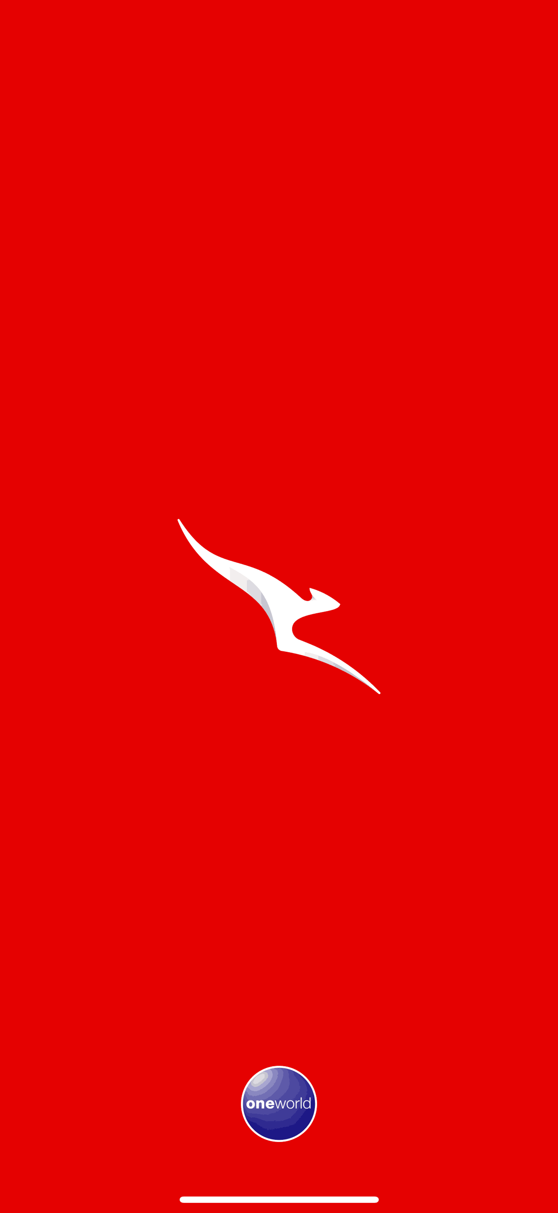 Qantas Airways iOS Travel & Transportation interface screenshot 1