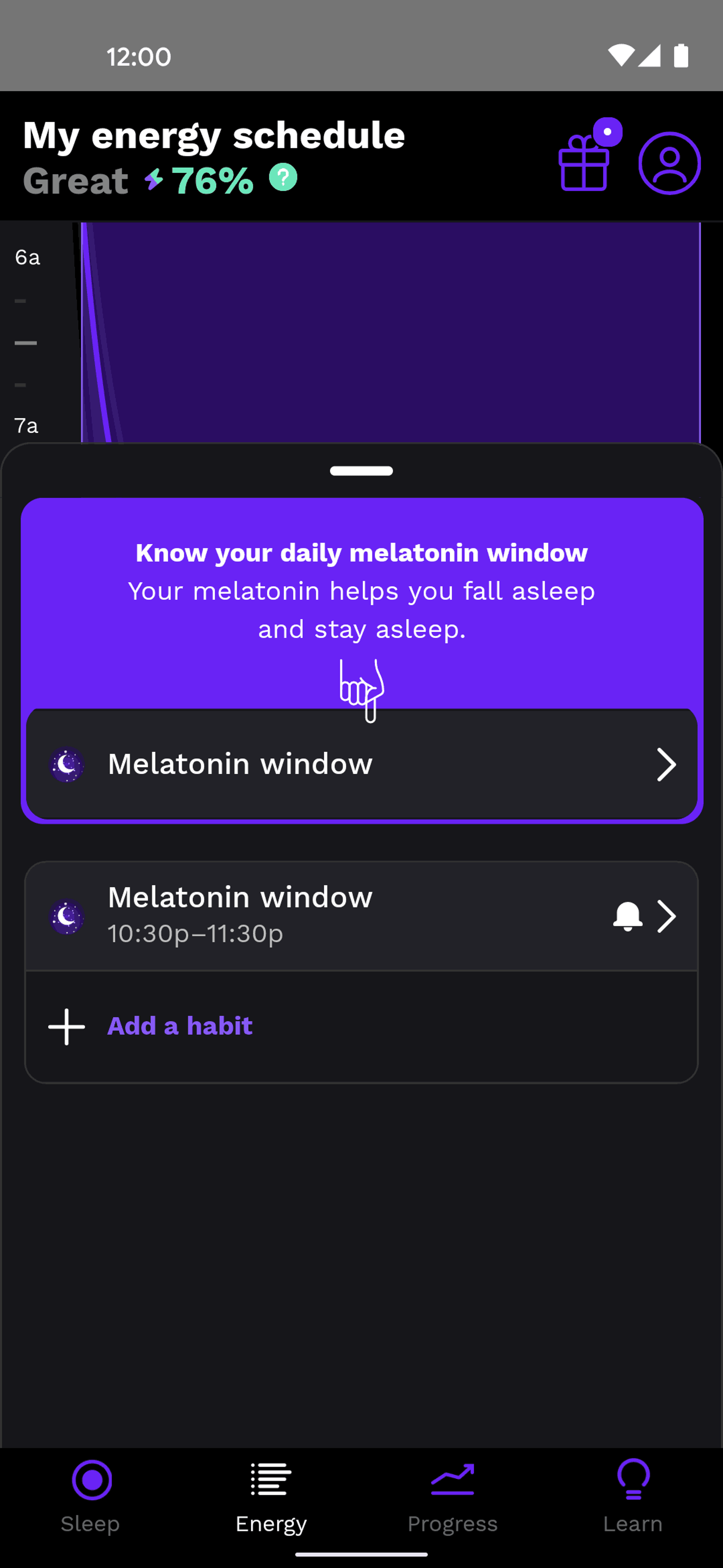 Rise Android Health & Fitness interface screenshot 17