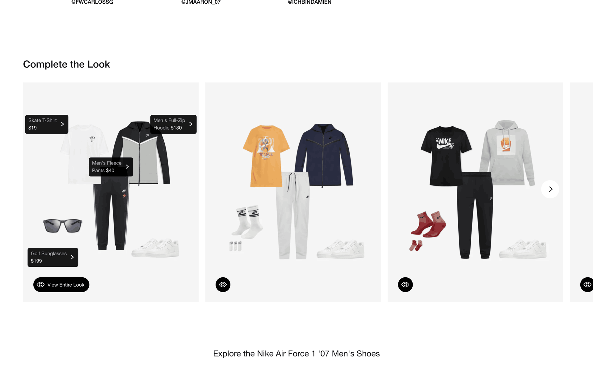 Nike Web Shopping interface screenshot 6
