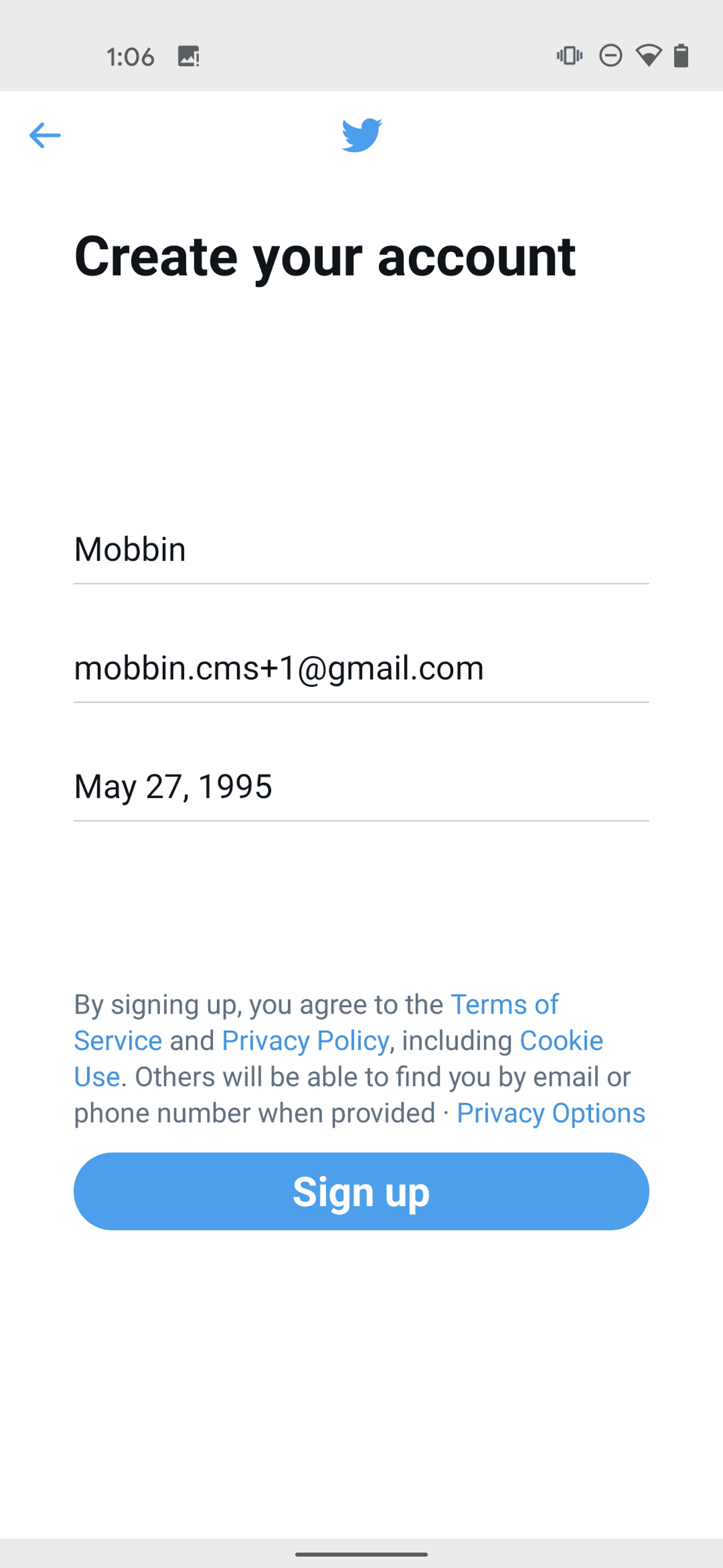 Twitter Android Social Networking interface screenshot 7