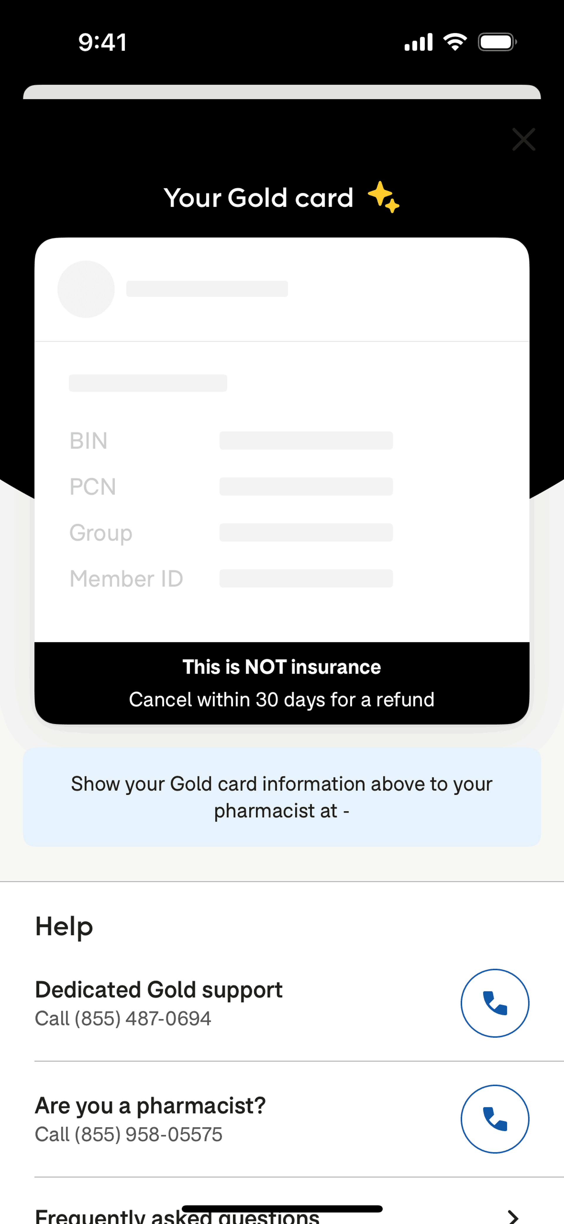 GoodRx iOS Medical interface screenshot 15