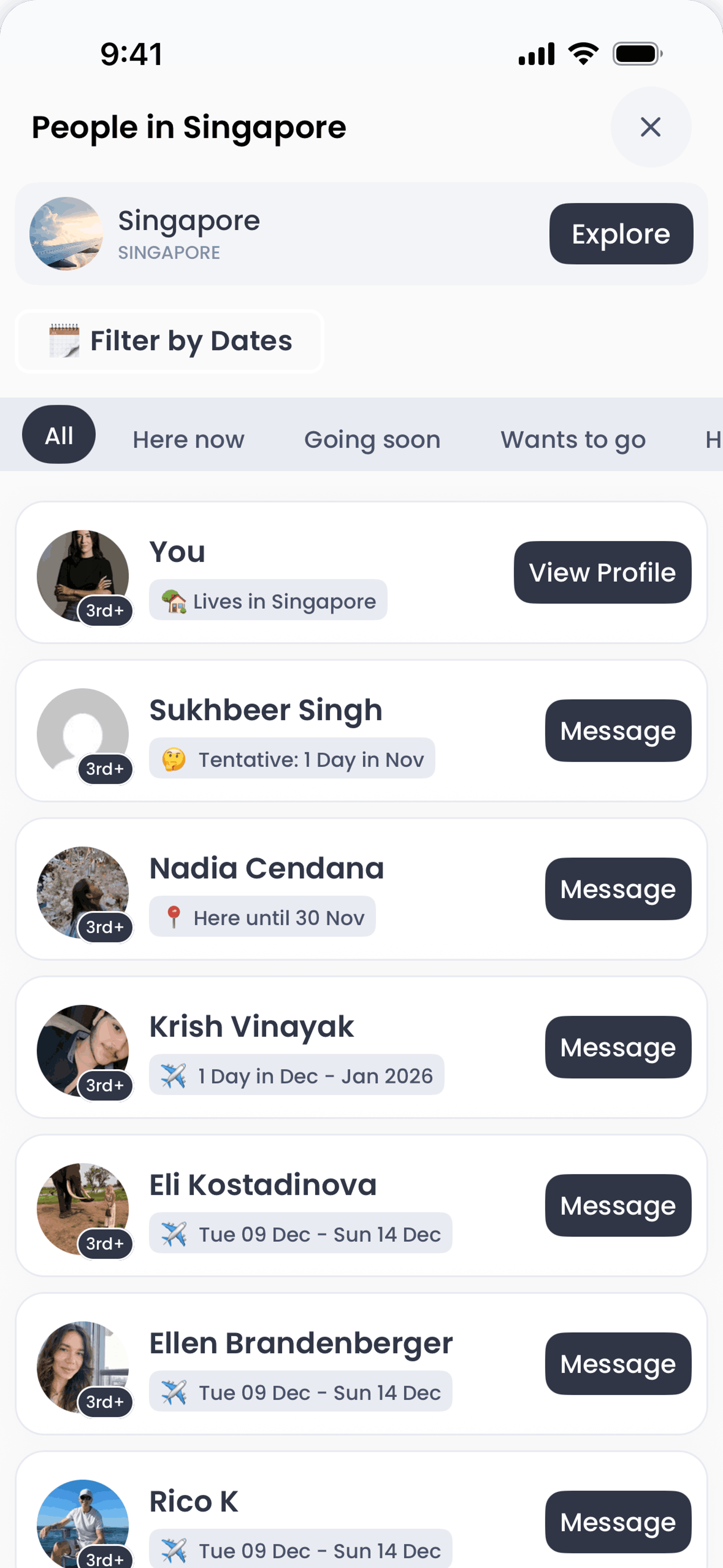 Pangea iOS Travel & Transportation interface screenshot 20