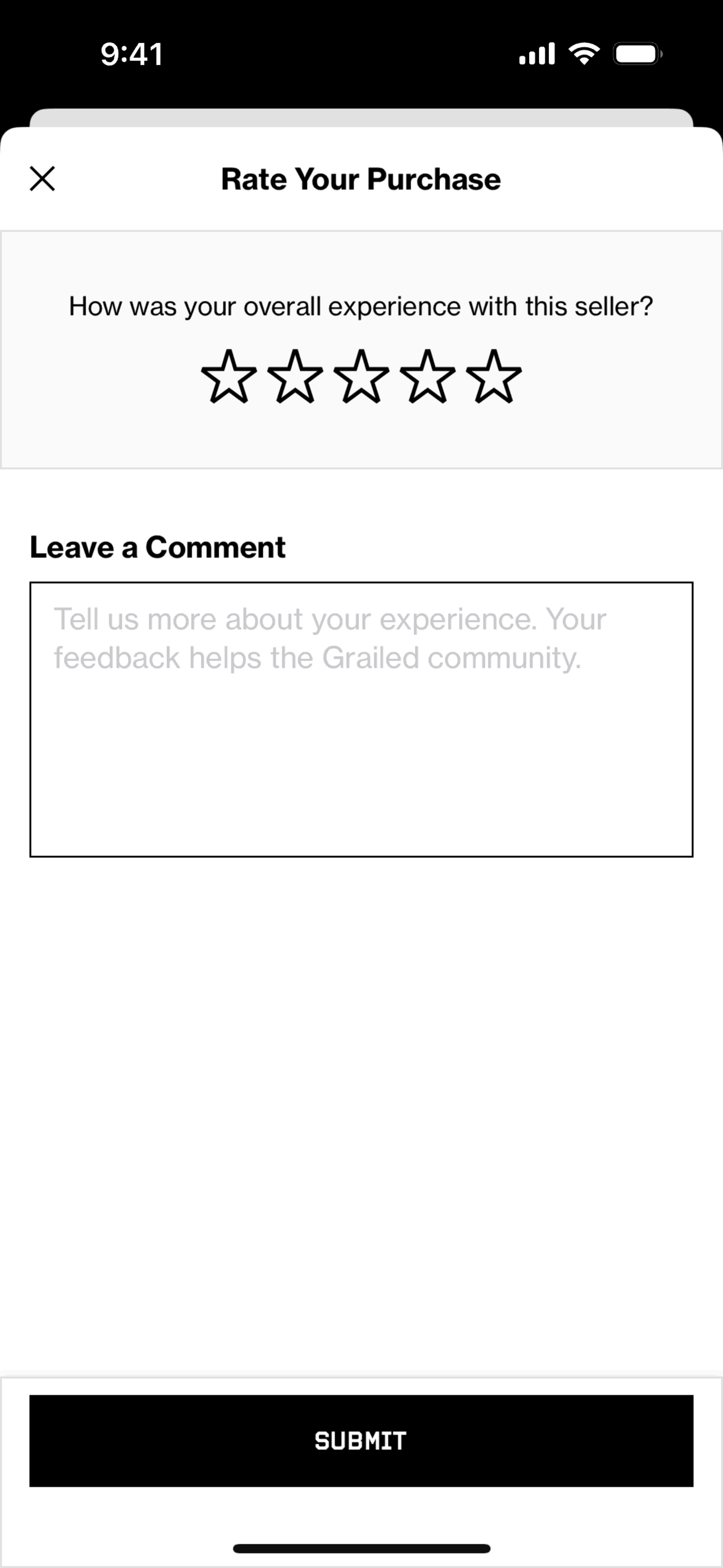 Grailed iOS Shopping interface screenshot 4