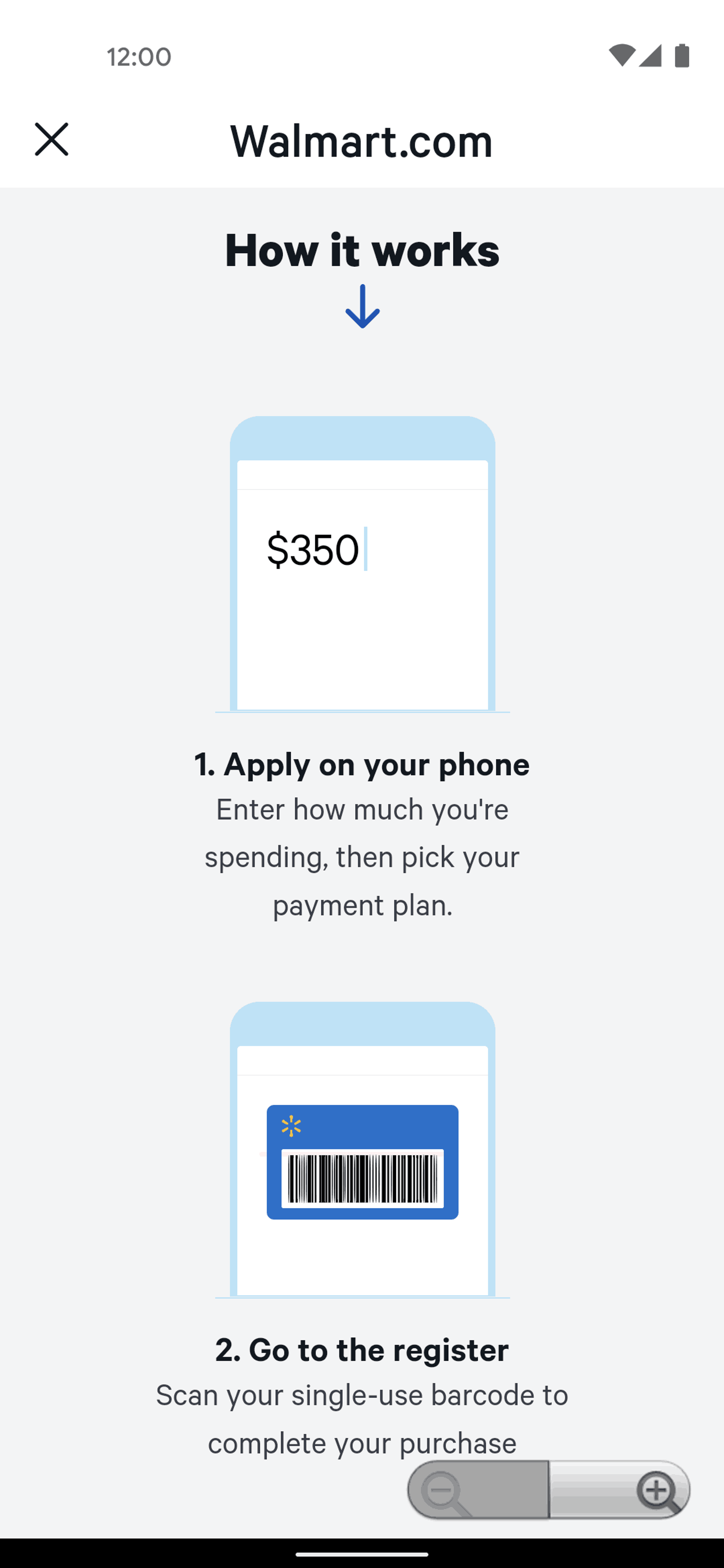 Affirm Android Finance interface screenshot 20