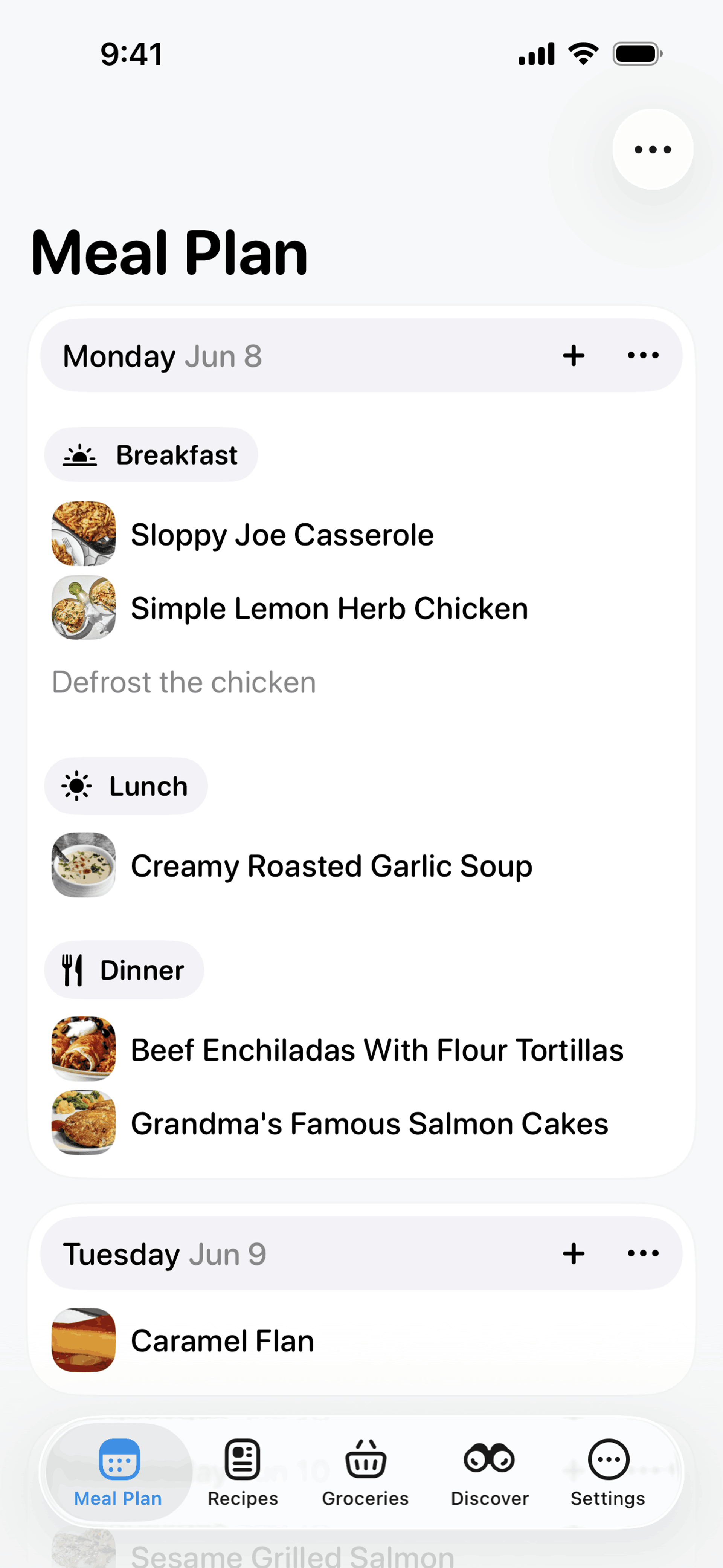 Crouton iOS Food & Drink interface screenshot 11