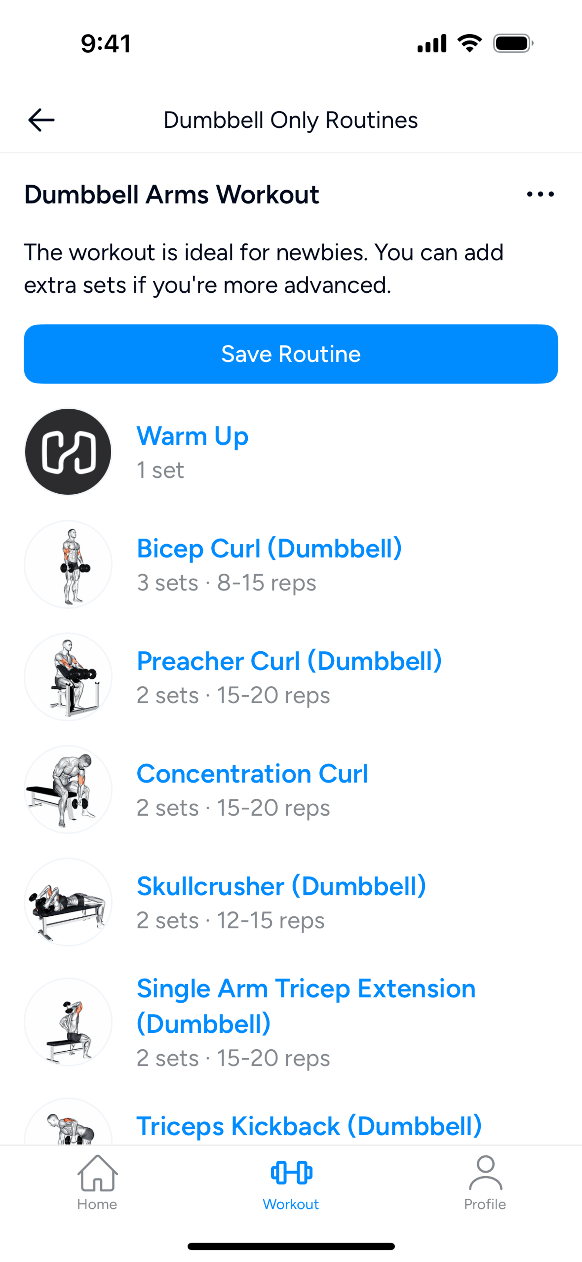 Hevy iOS Health & Fitness interface screenshot 18