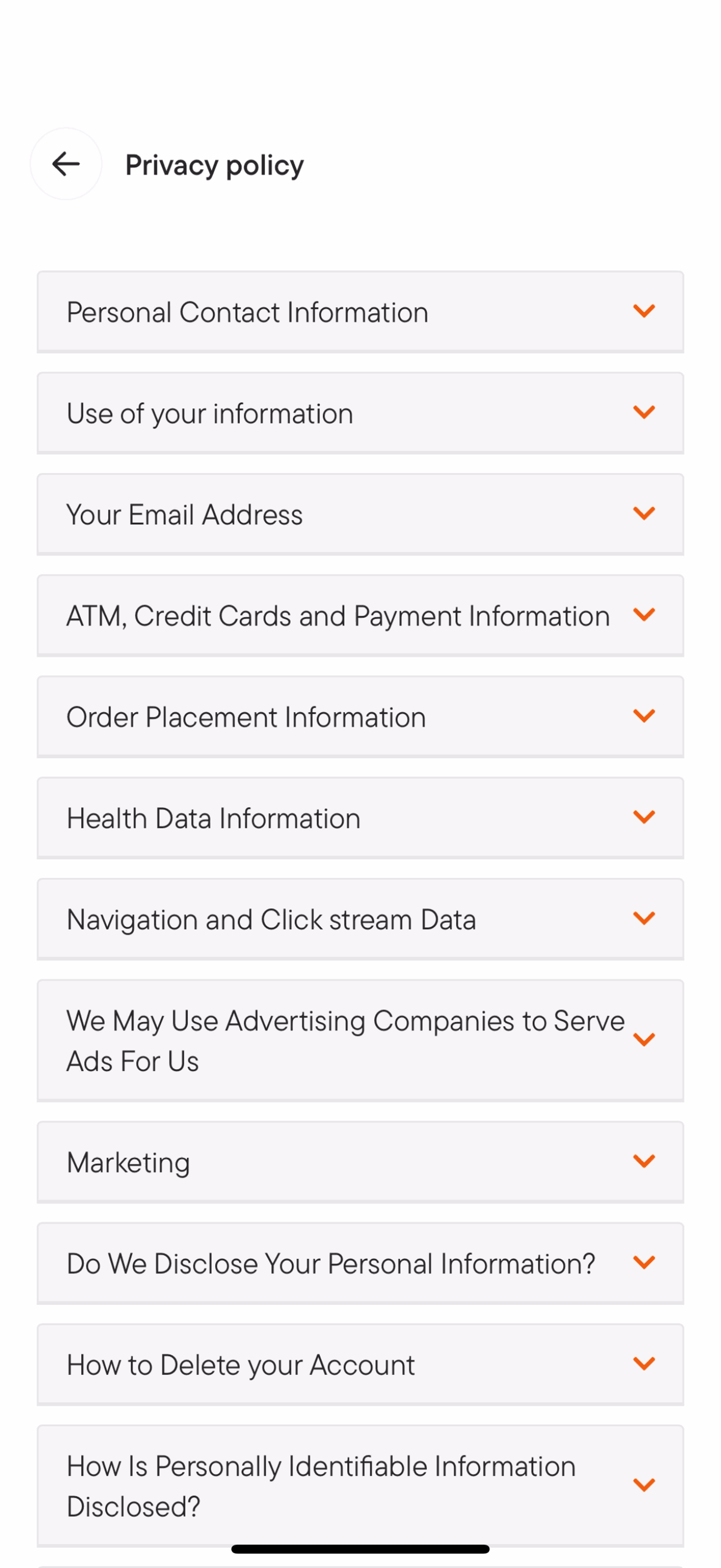 talabat iOS Food & Drink interface screenshot 14