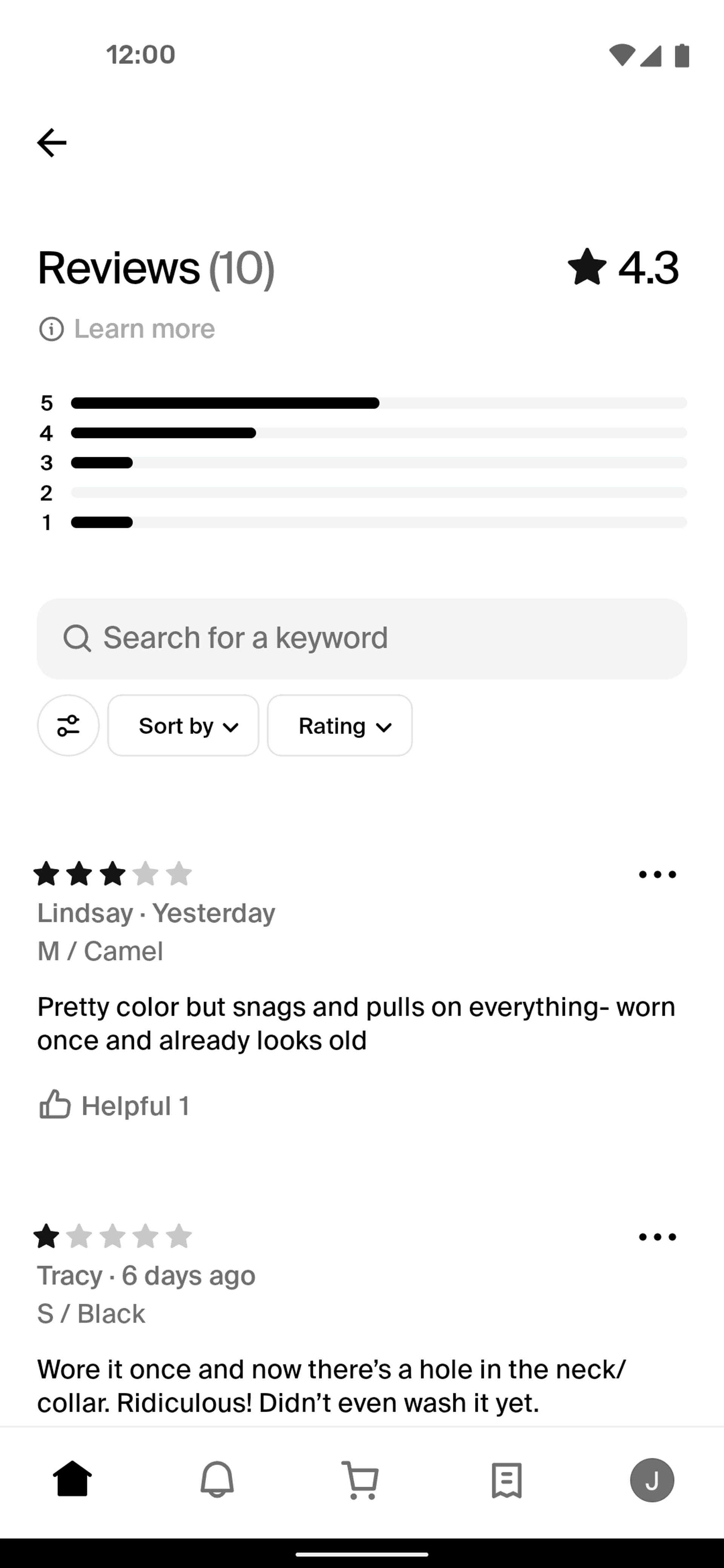 Shop Android Shopping interface screenshot 6