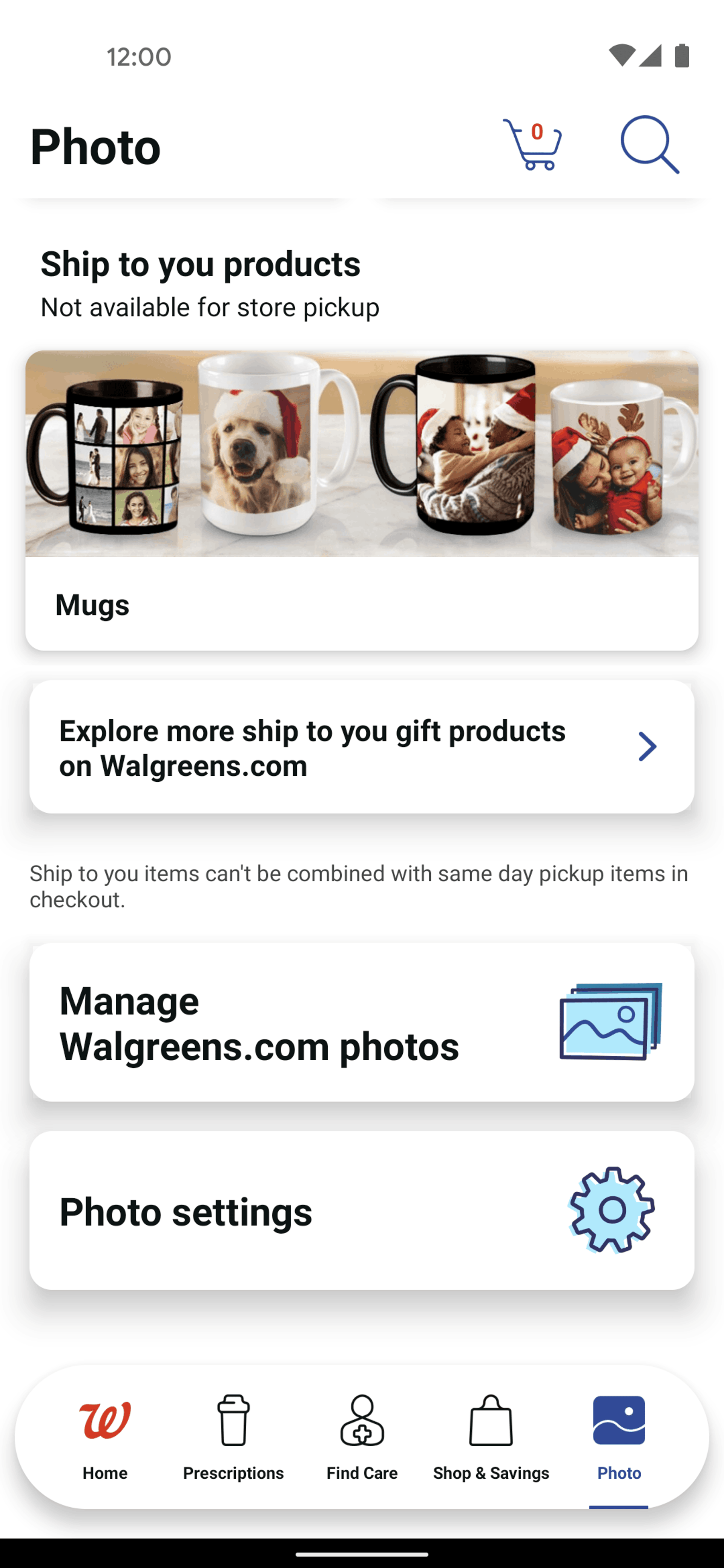 Walgreens Android Shopping interface screenshot 15