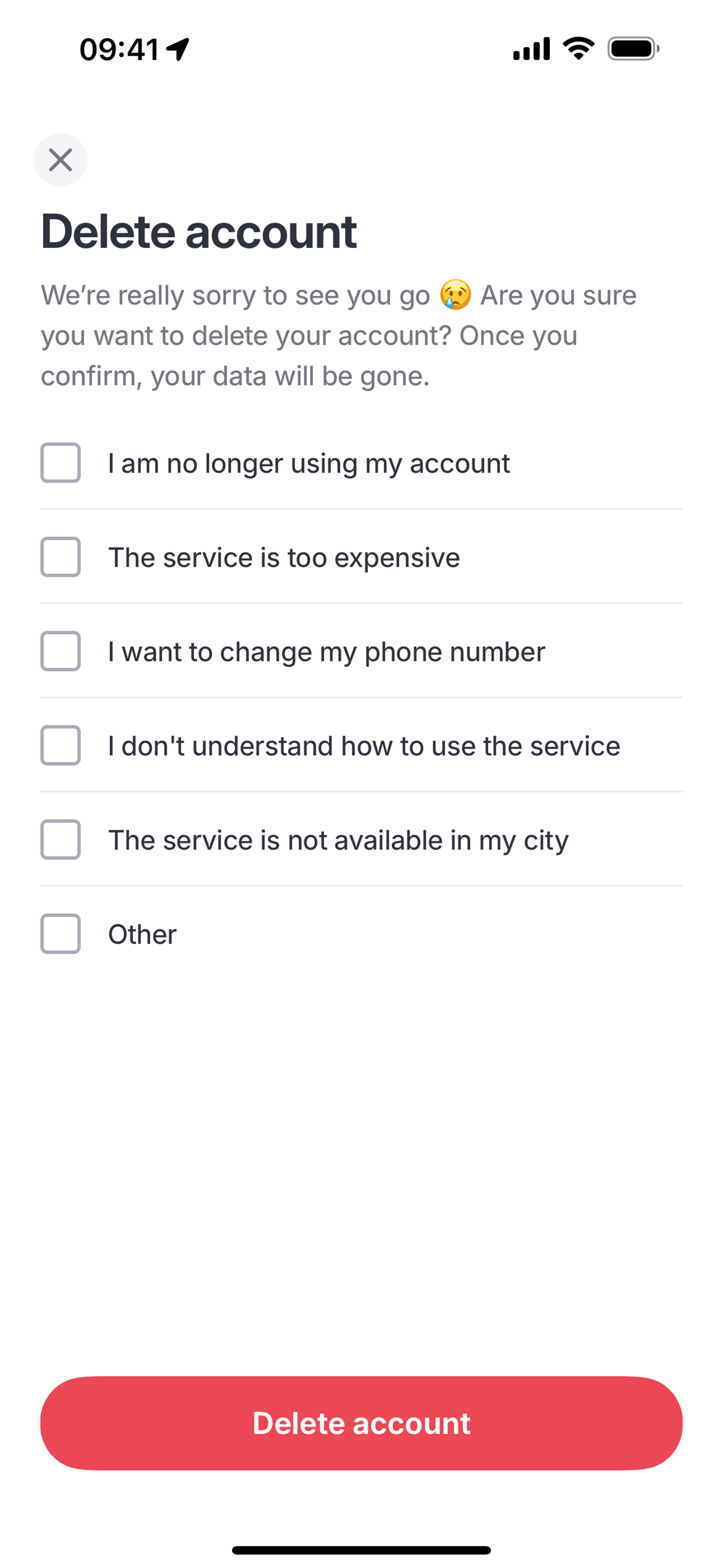 Bolt iOS Travel & Transportation interface screenshot 10