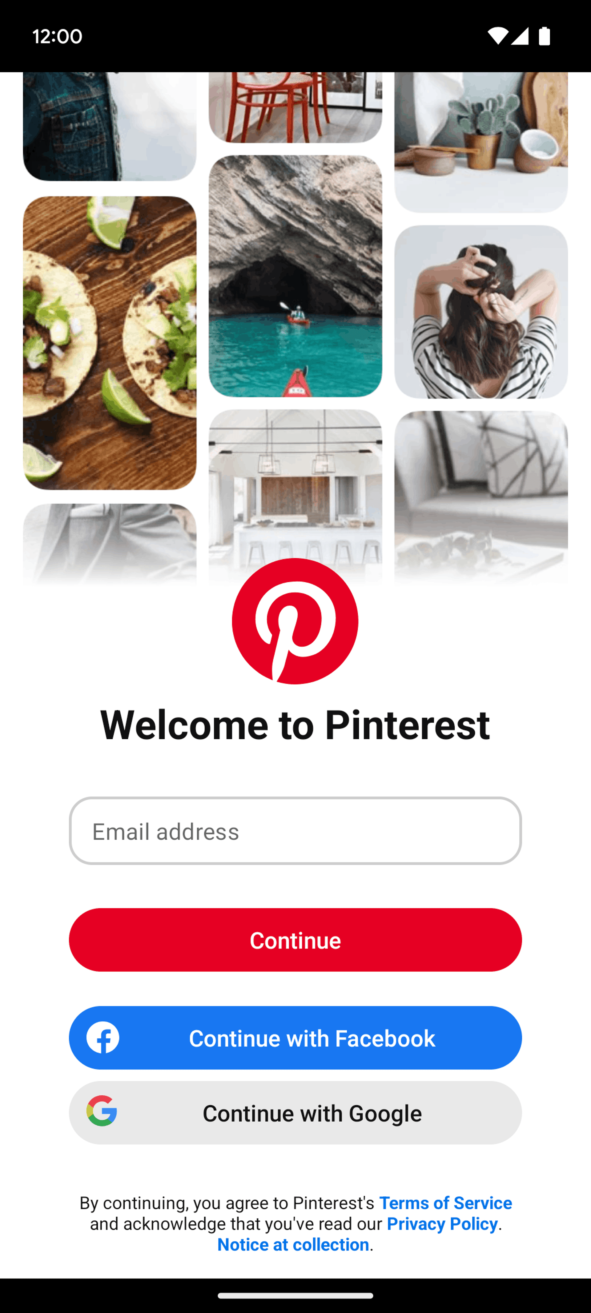 Pinterest Android Lifestyle interface screenshot 2
