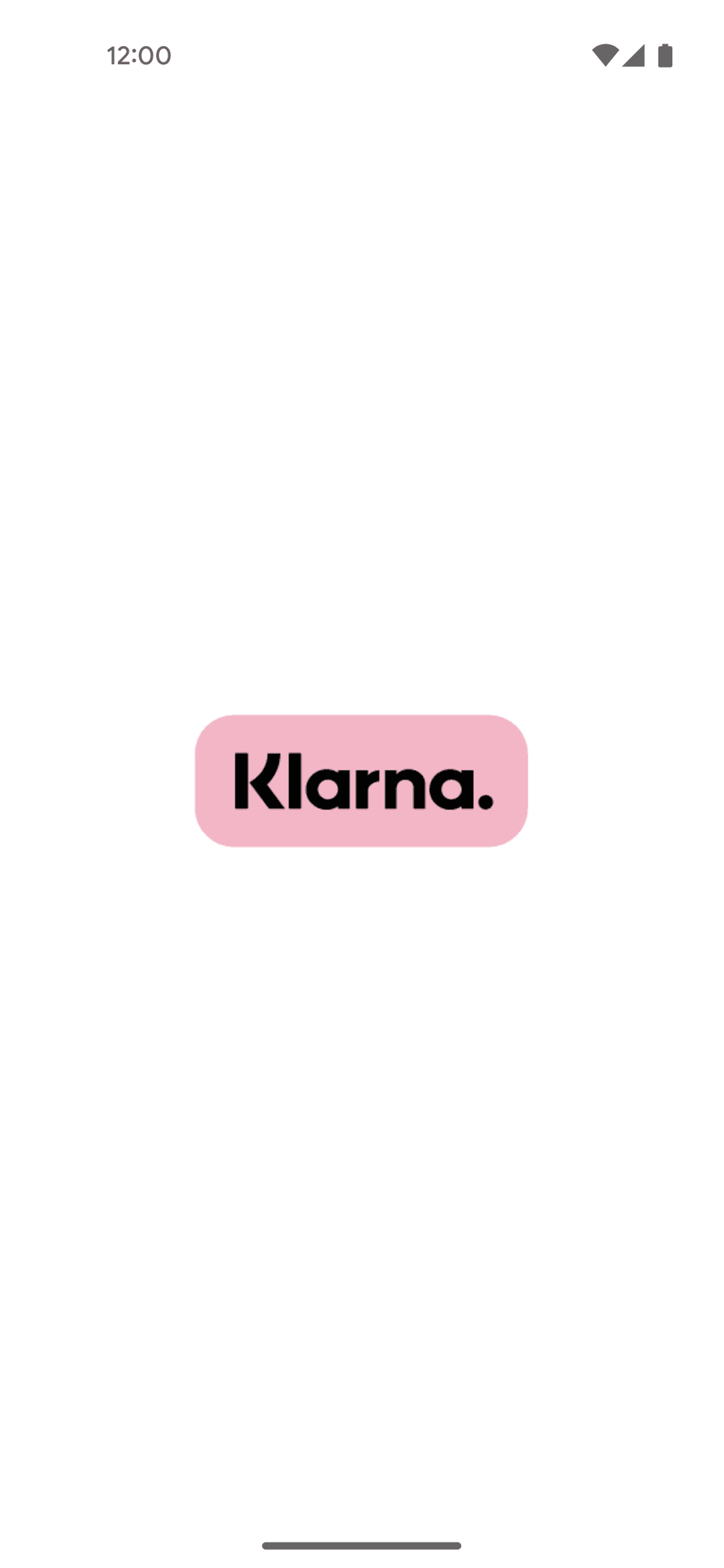 Klarna Android Shopping interface screenshot 1