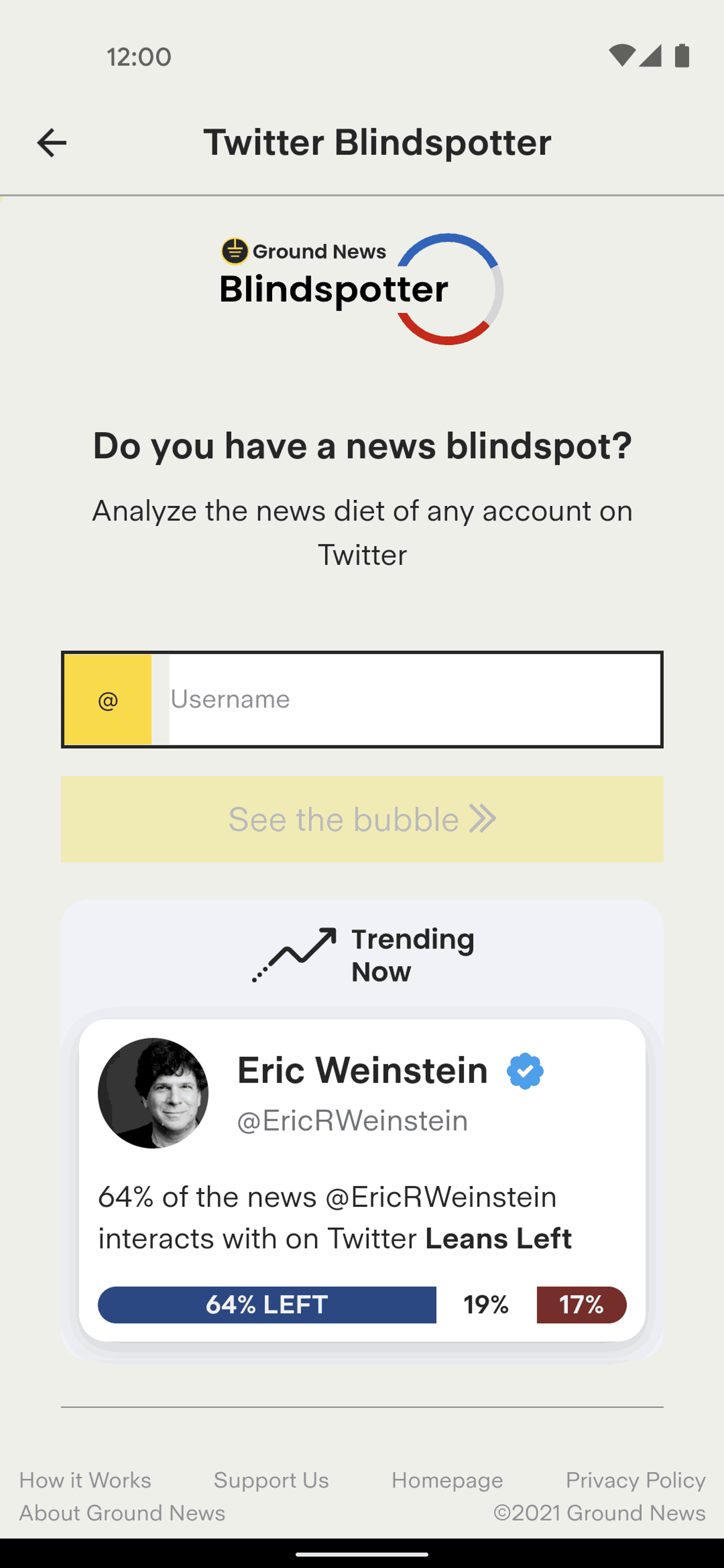Ground News Android News interface screenshot 20